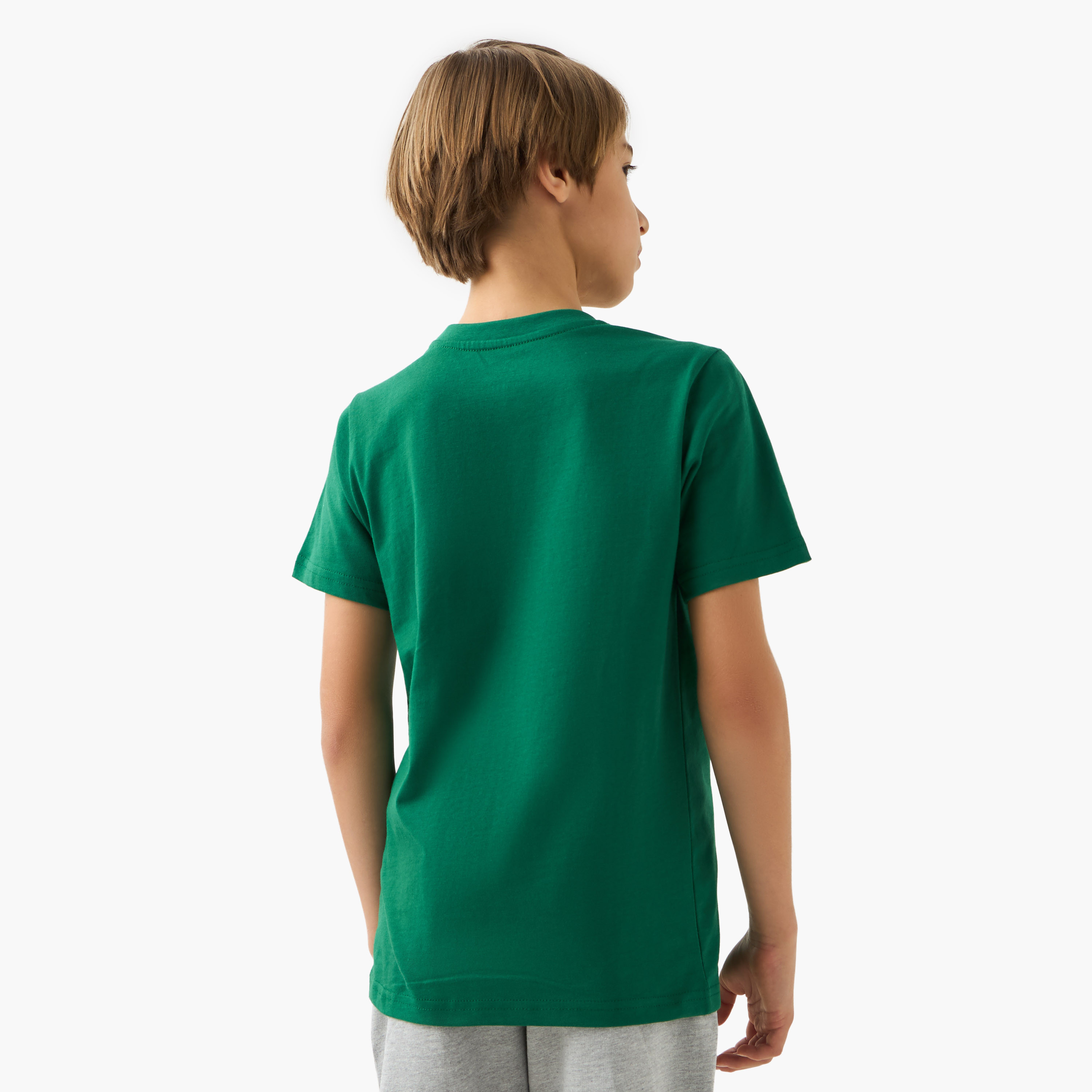 Juniors Printed T-shirt with Short Sleeves-boys-clothing-tshirtsandpolos-image-3