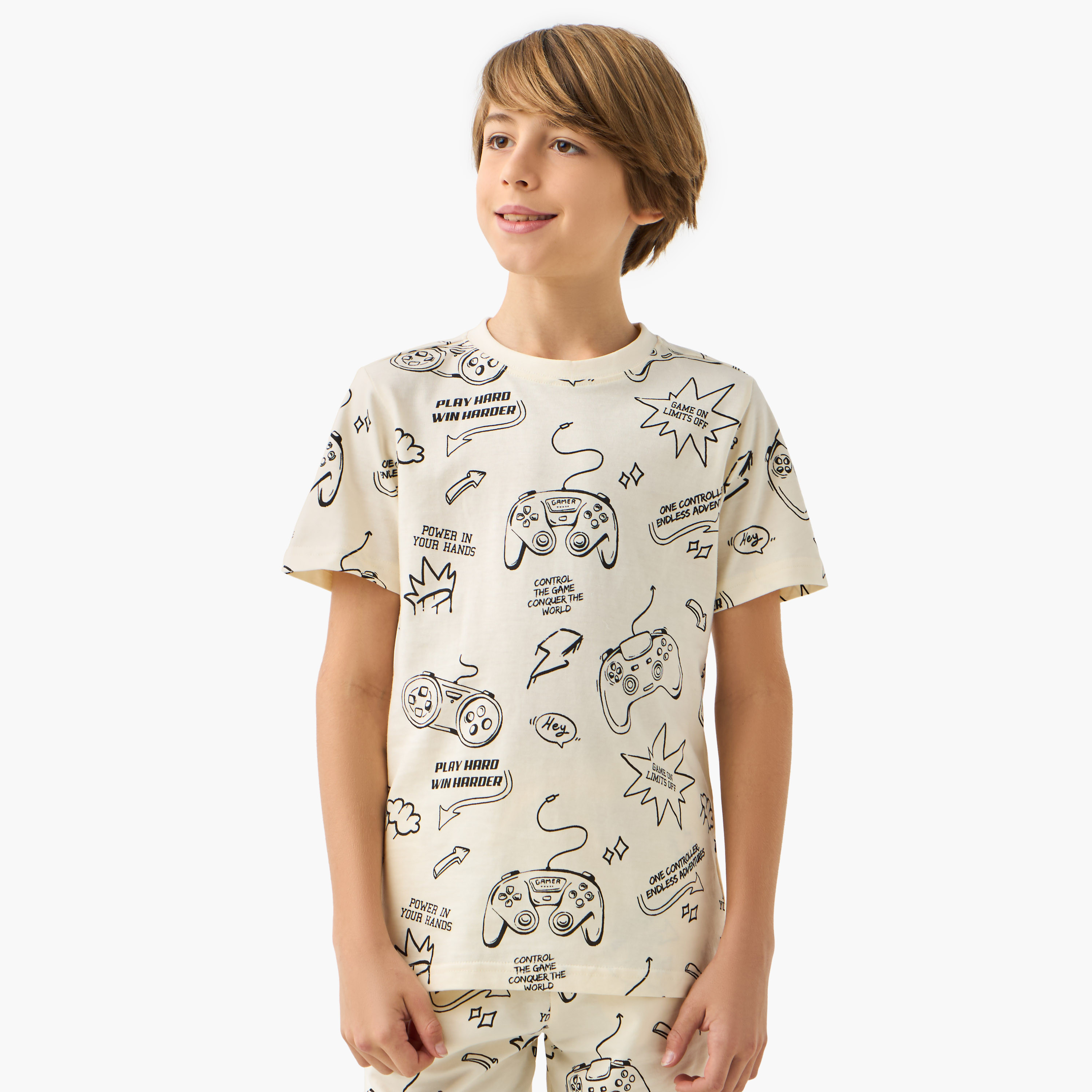 Juniors All-Over Game Printed T-shirt-boys-clothing-tshirtsandpolos-image-1