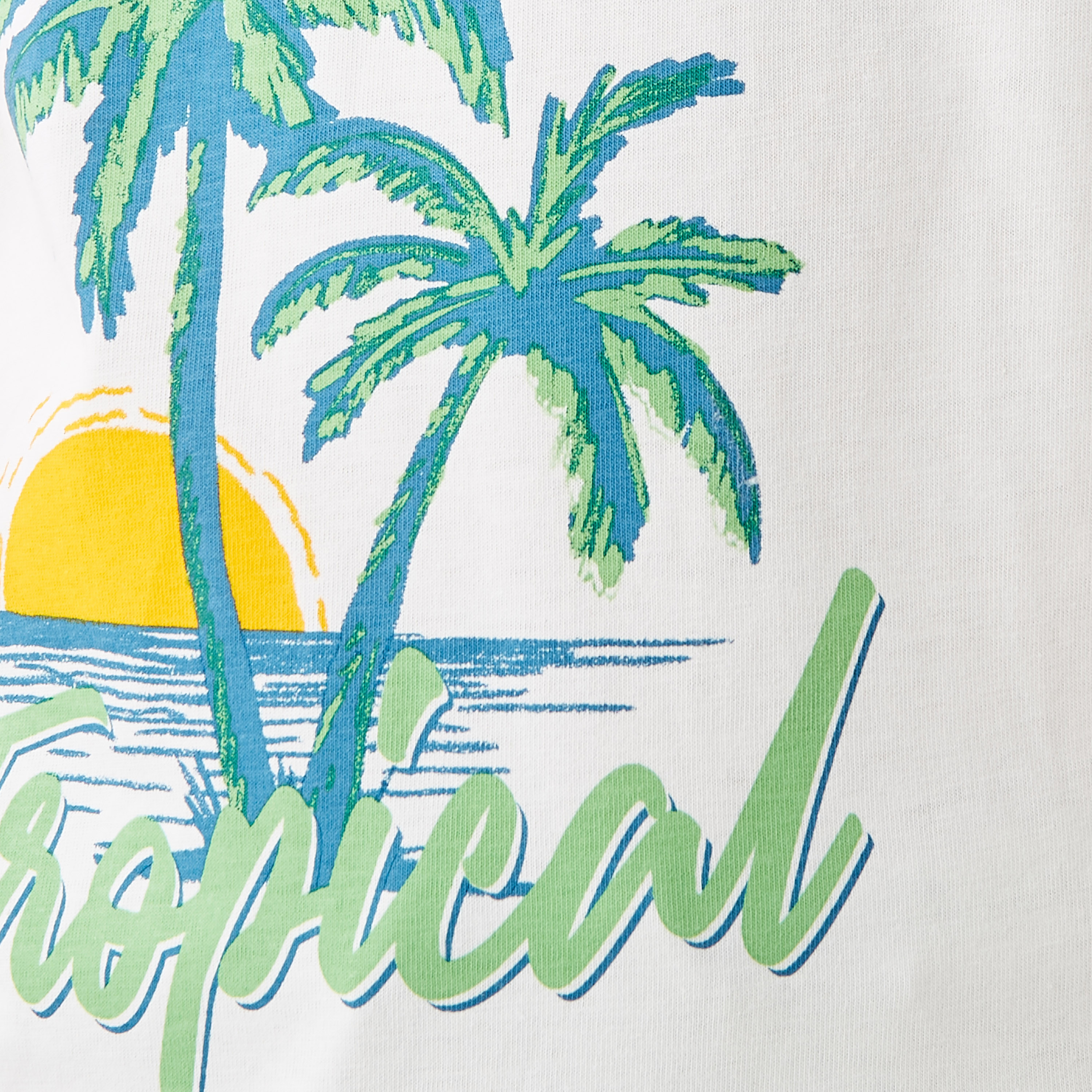 Juniors Tropical Print T-shirt with Short Sleeves-boys-clothing-tshirtsandpolos-image-5