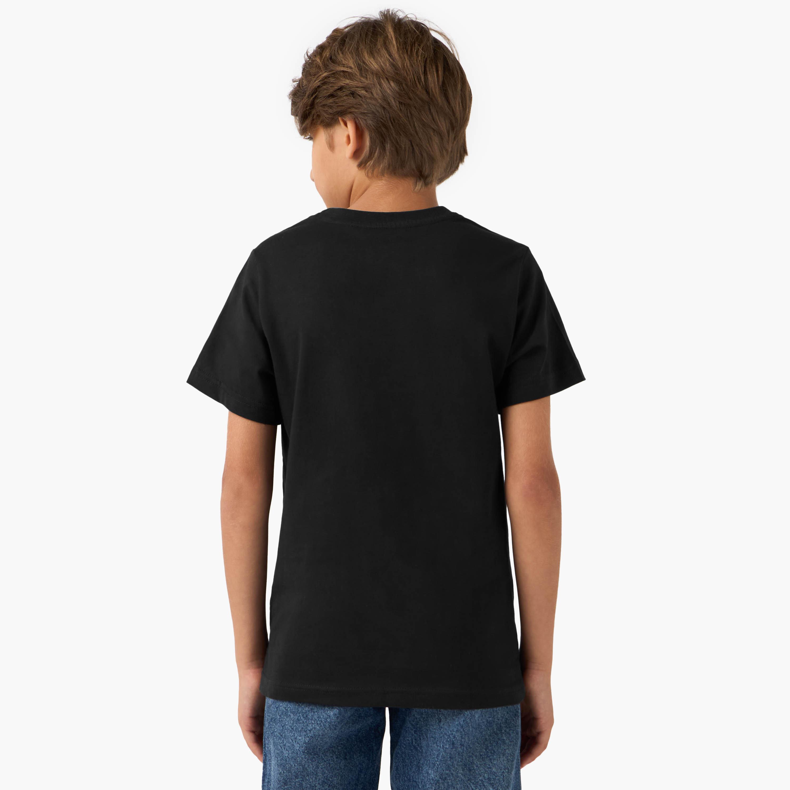 Juniors Anime Print T-shirt with Short Sleeves-boys-clothing-tshirtsandpolos-image-3