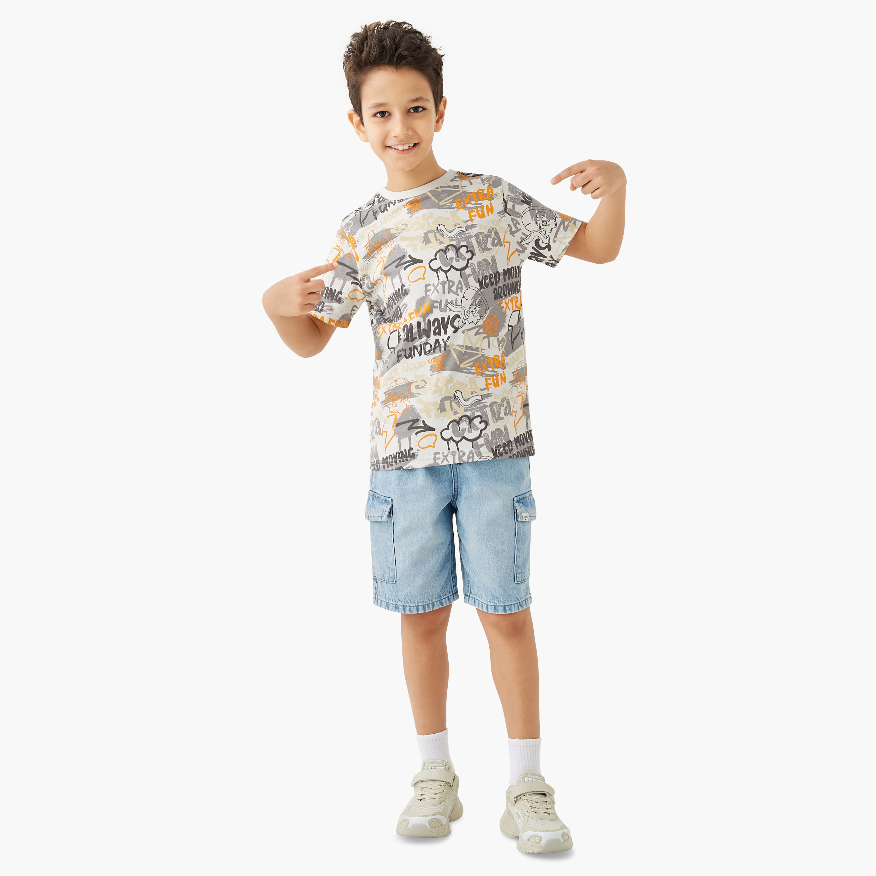تيشيرت بطبعات وأكمام قصيرة من جونيورز-boys-clothing-tshirtsandpolos-image-2