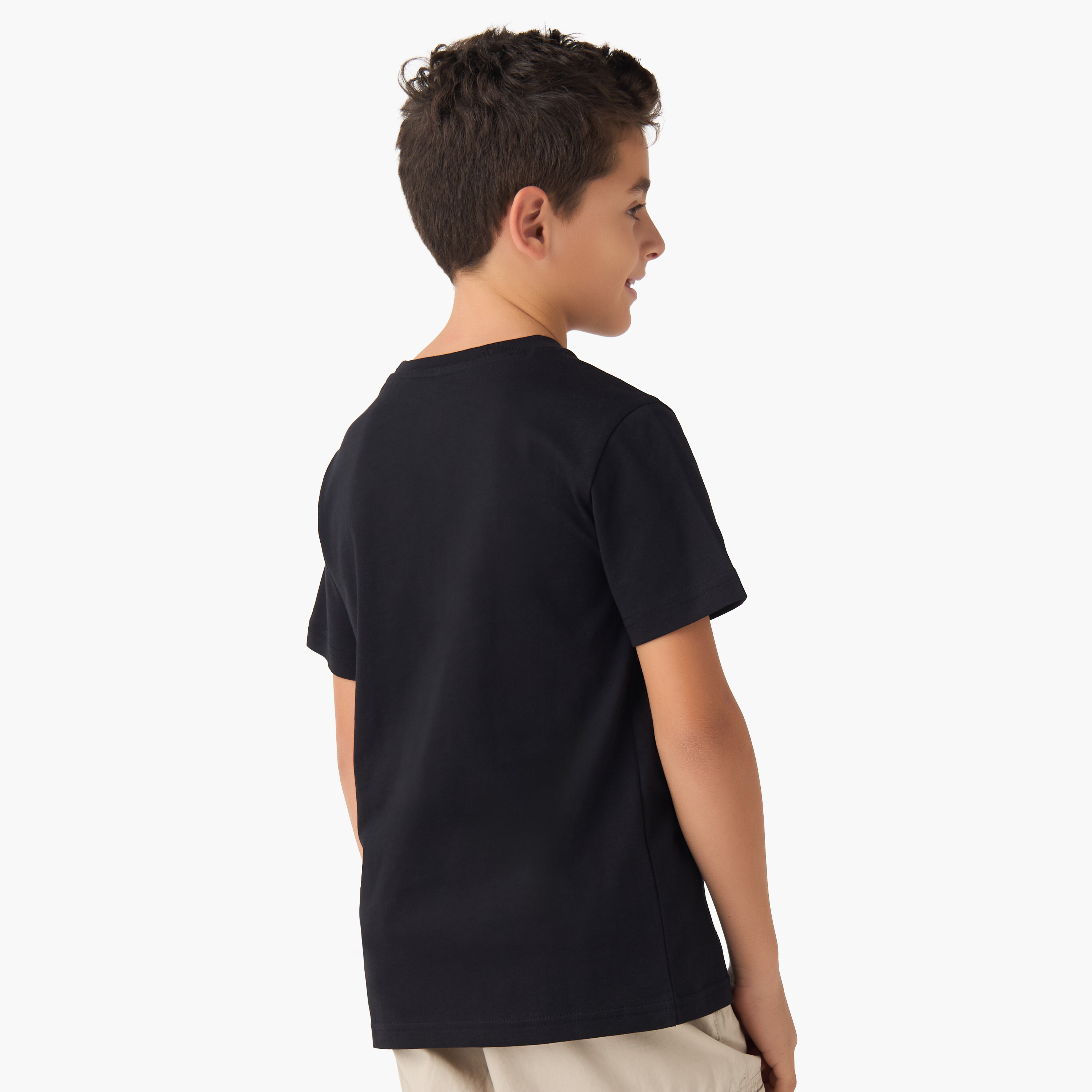تيشيرت قطن بأكمام قصيرة وطبعات جرافيك للأولاد من جونيورز-boys-clothing-tshirtsandpolos-image-3