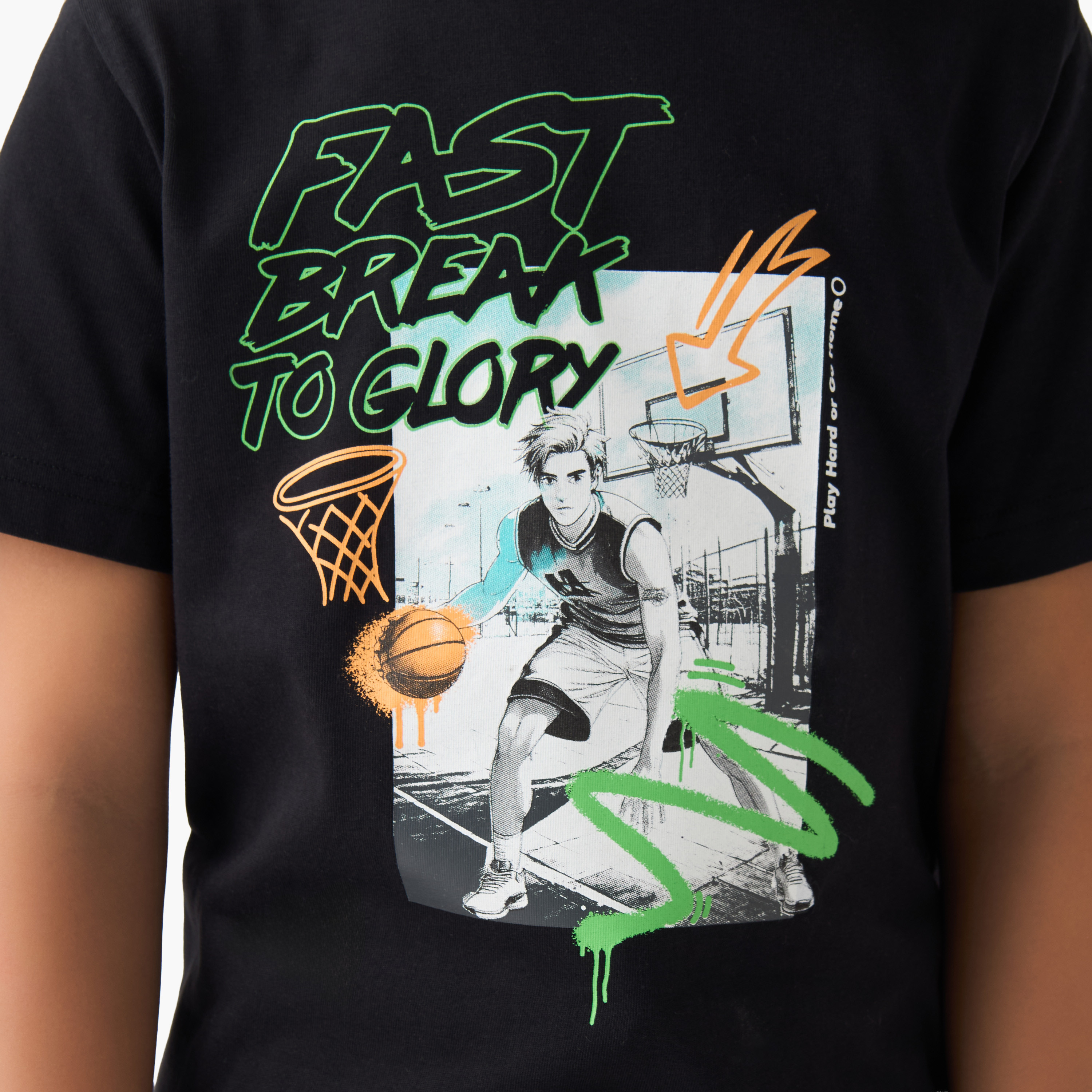 تيشيرت قطن بأكمام قصيرة وطبعات جرافيك للأولاد من جونيورز-boys-clothing-tshirtsandpolos-image-5