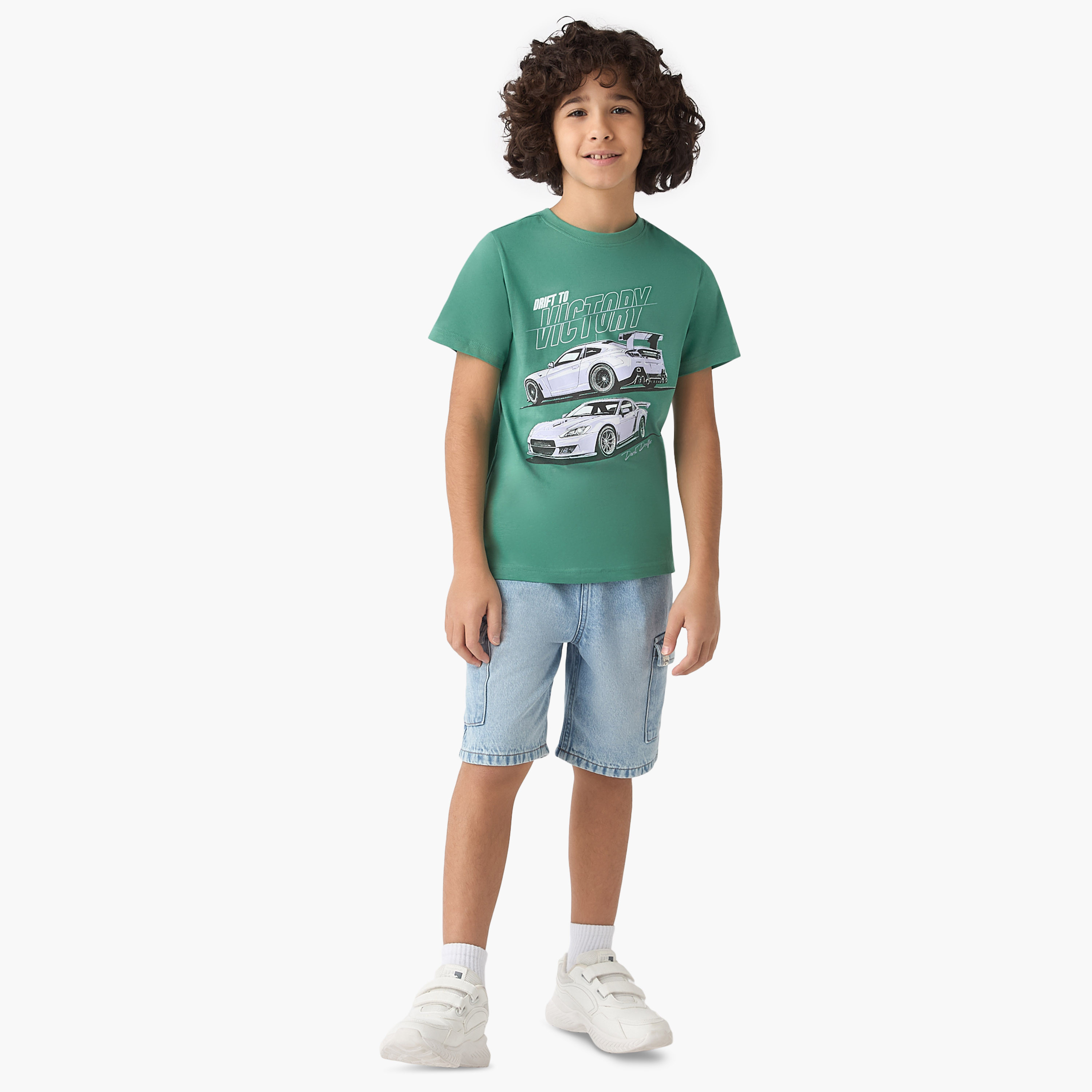 Juniors Race Car Print T-shirt-boys-clothing-tshirtsandpolos-image-2