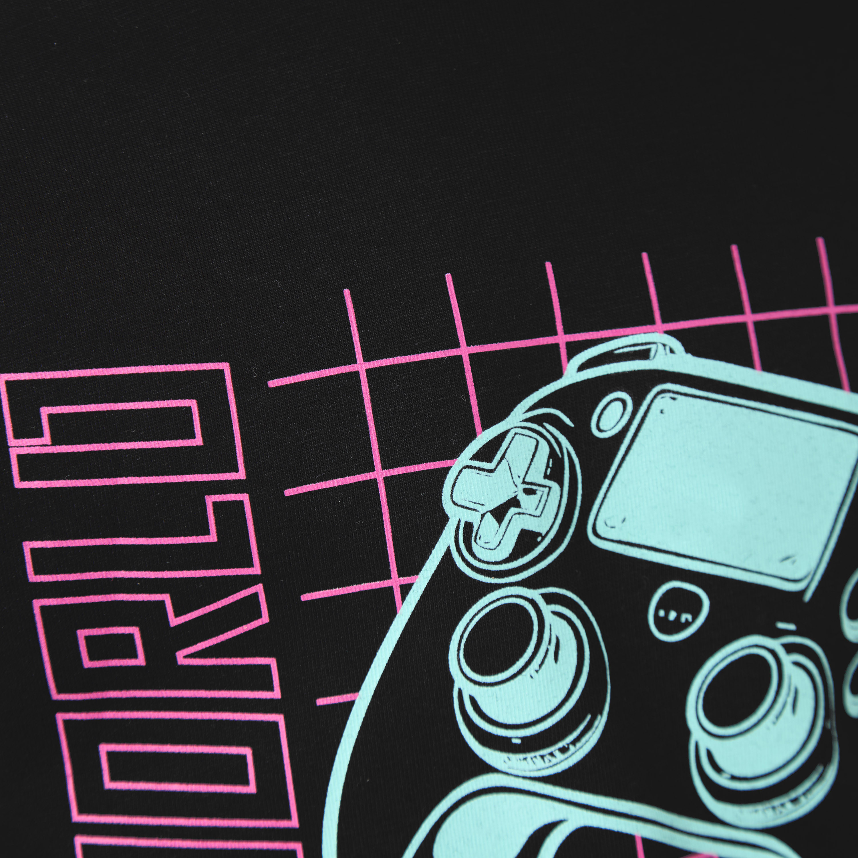 Juniors Boys Crew Neck T-shirt with Gaming Print - Cotton - Long Sleeves-boys-clothing-tshirtsandpolos-image-5