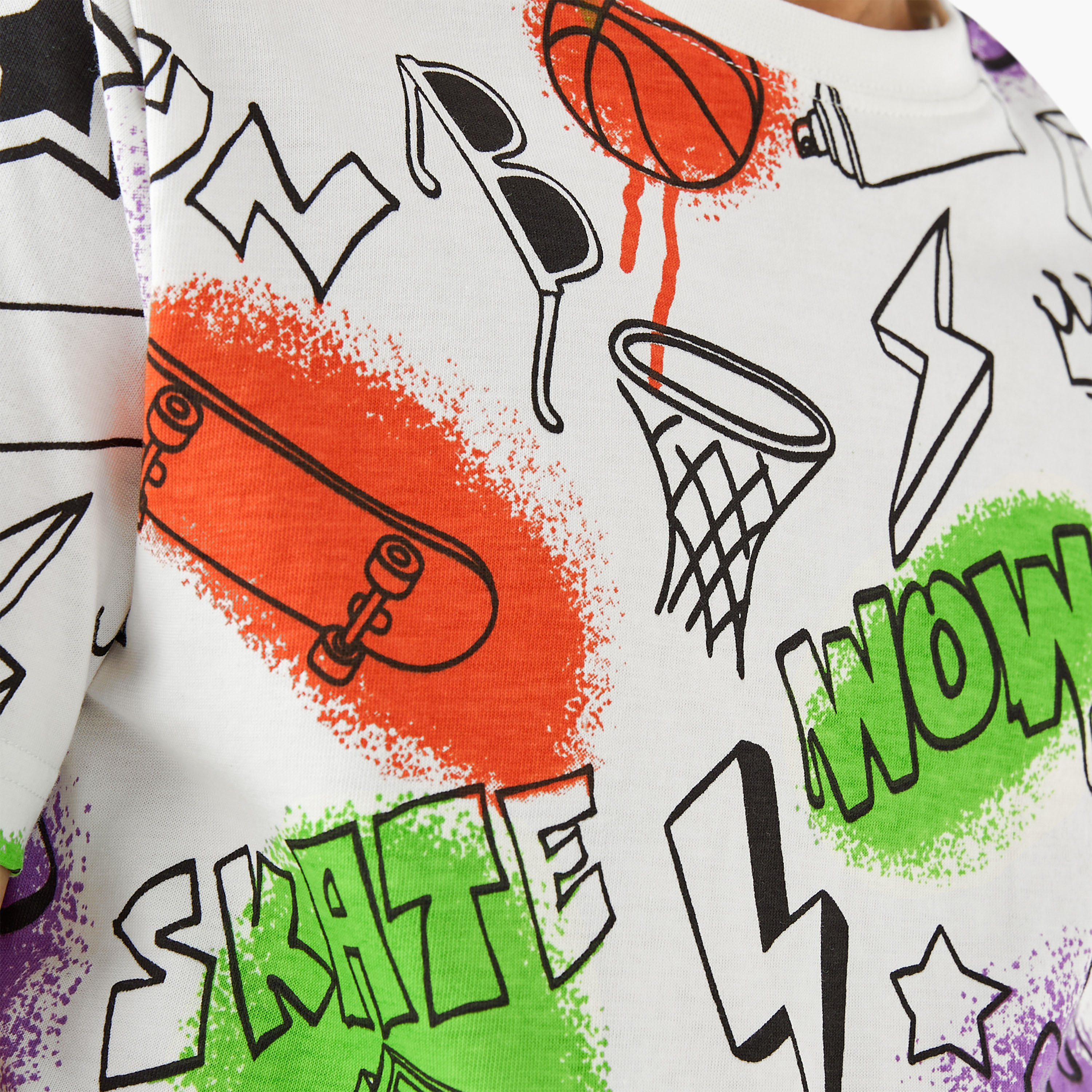 تيشيرت بأكمام قصيرة وطبعات من جونيورز-boys-clothing-tshirtsandpolos-image-5