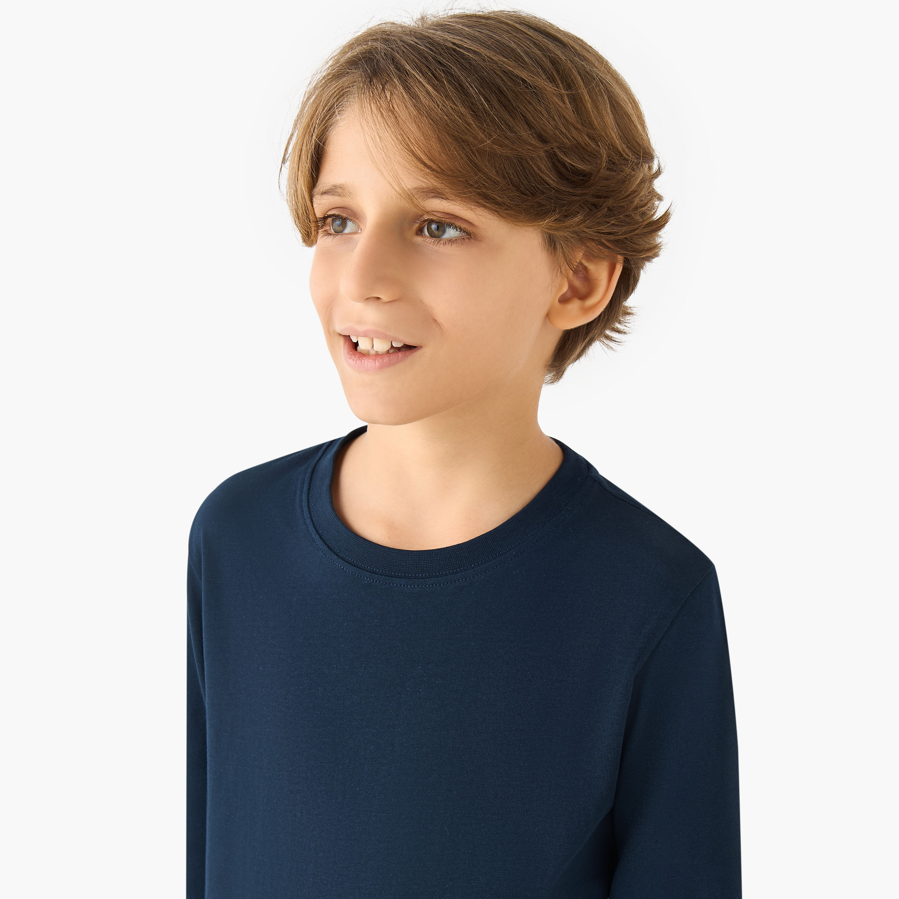 Juniors Crew Neck Long Sleeve T-shirt, Set of 2-boys-clothing-tshirtsandpolos-image-5