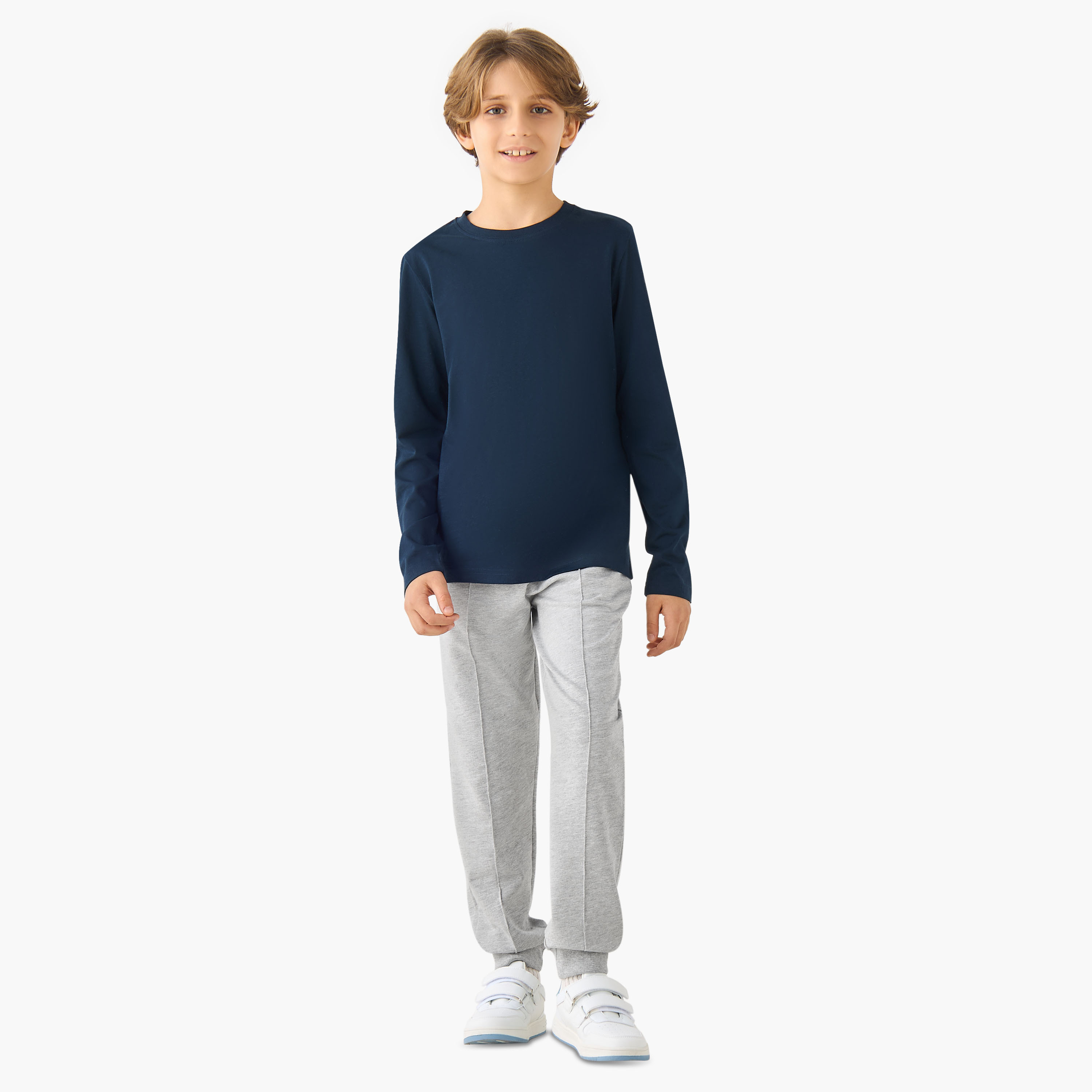 Juniors Crew Neck Long Sleeve T-shirt, Set of 2-boys-clothing-tshirtsandpolos-image-7