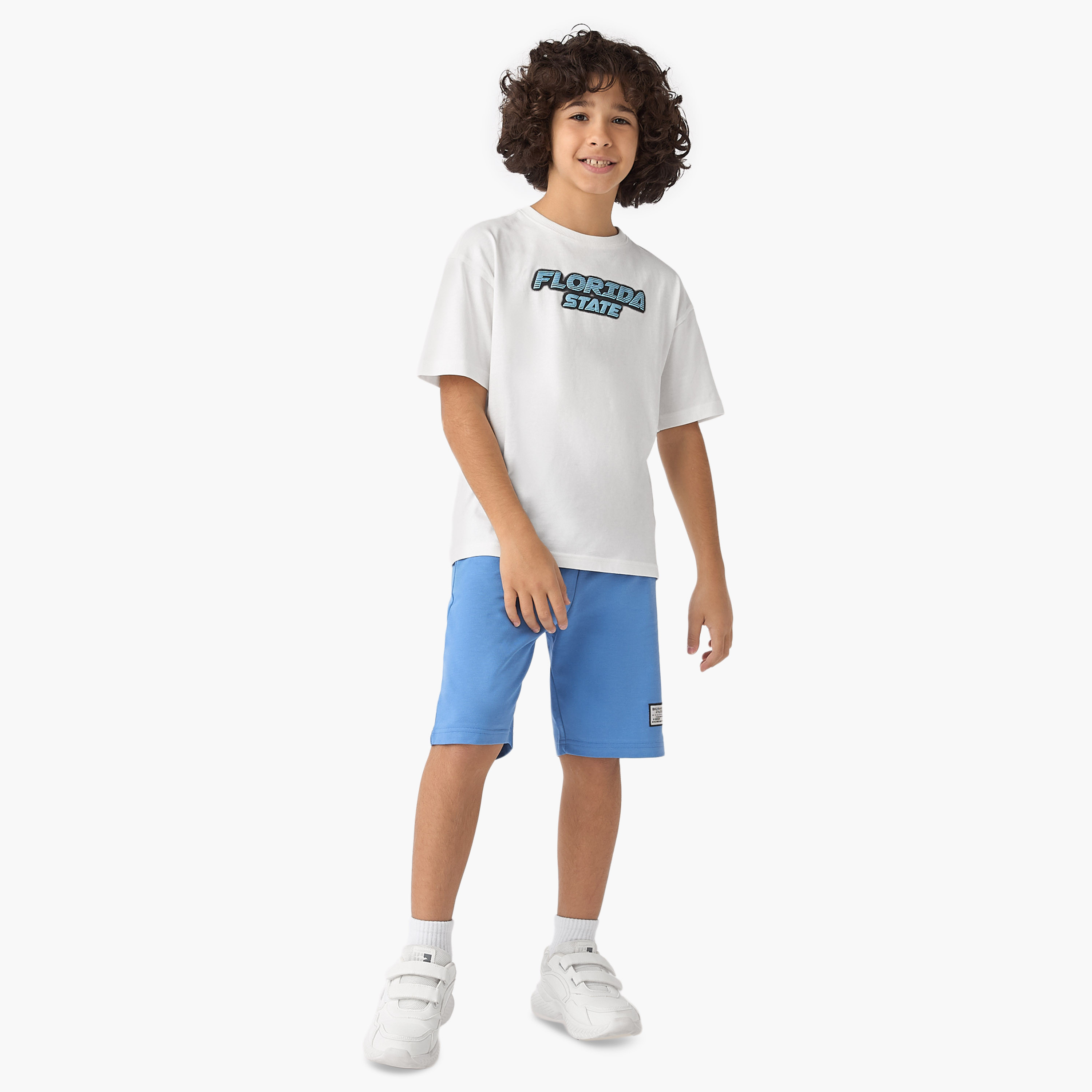 شورت سادة برباط إغلاق وجيوب من جونيورز-boys-clothing-bottoms-shorts-image-2