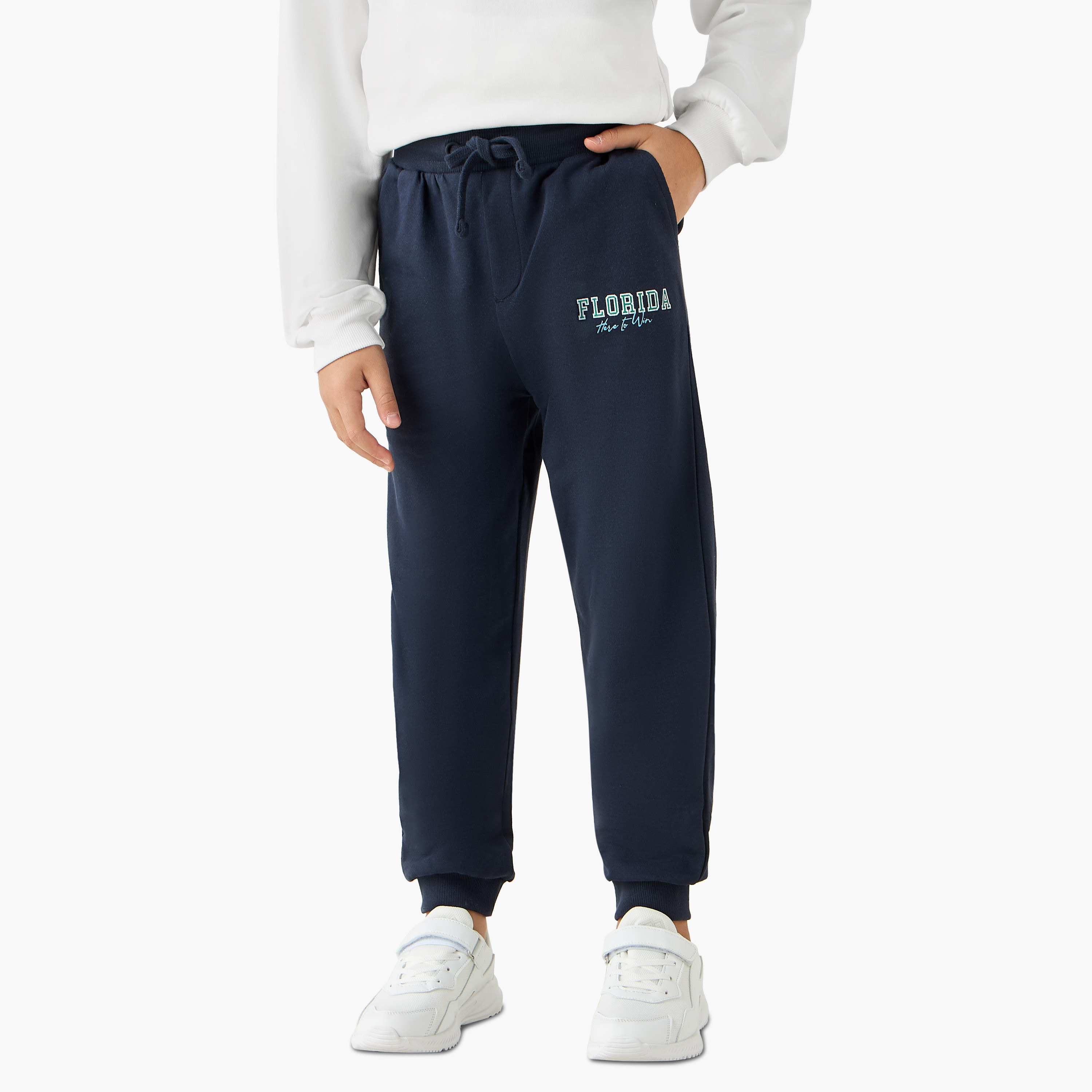 Juniors Printed Joggers with Pockets-boys-clothing-bottoms-joggersandtrackpants-image-1