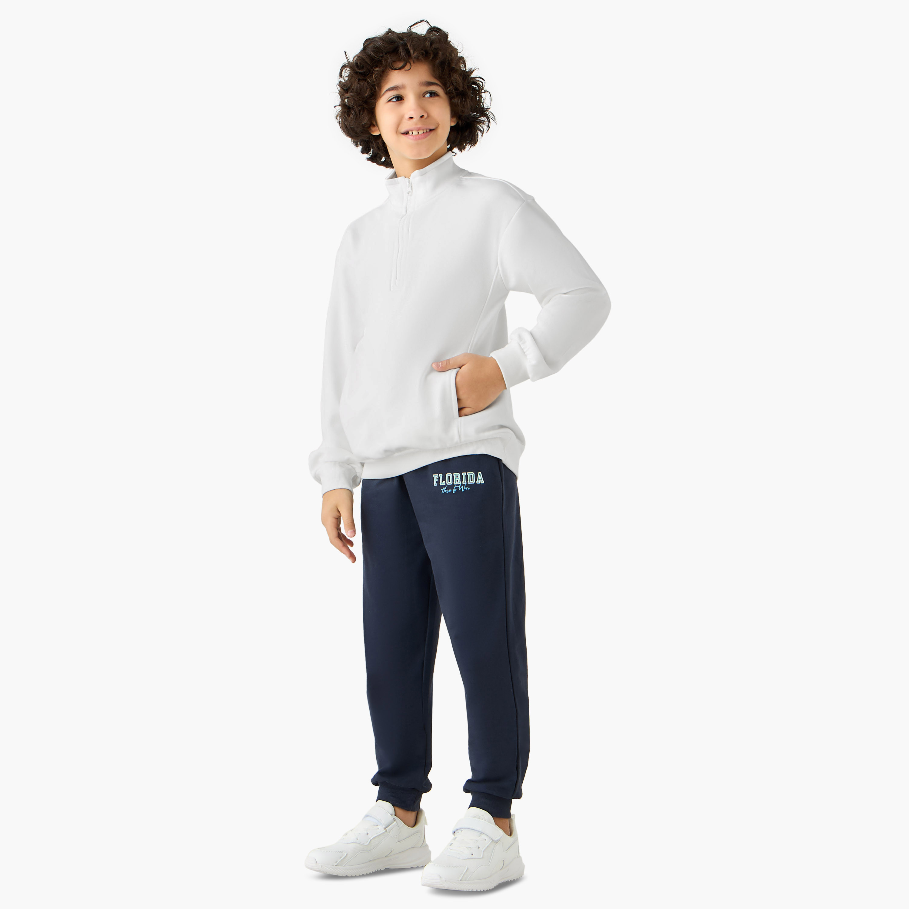 Juniors Printed Joggers with Pockets-boys-clothing-bottoms-joggersandtrackpants-image-2