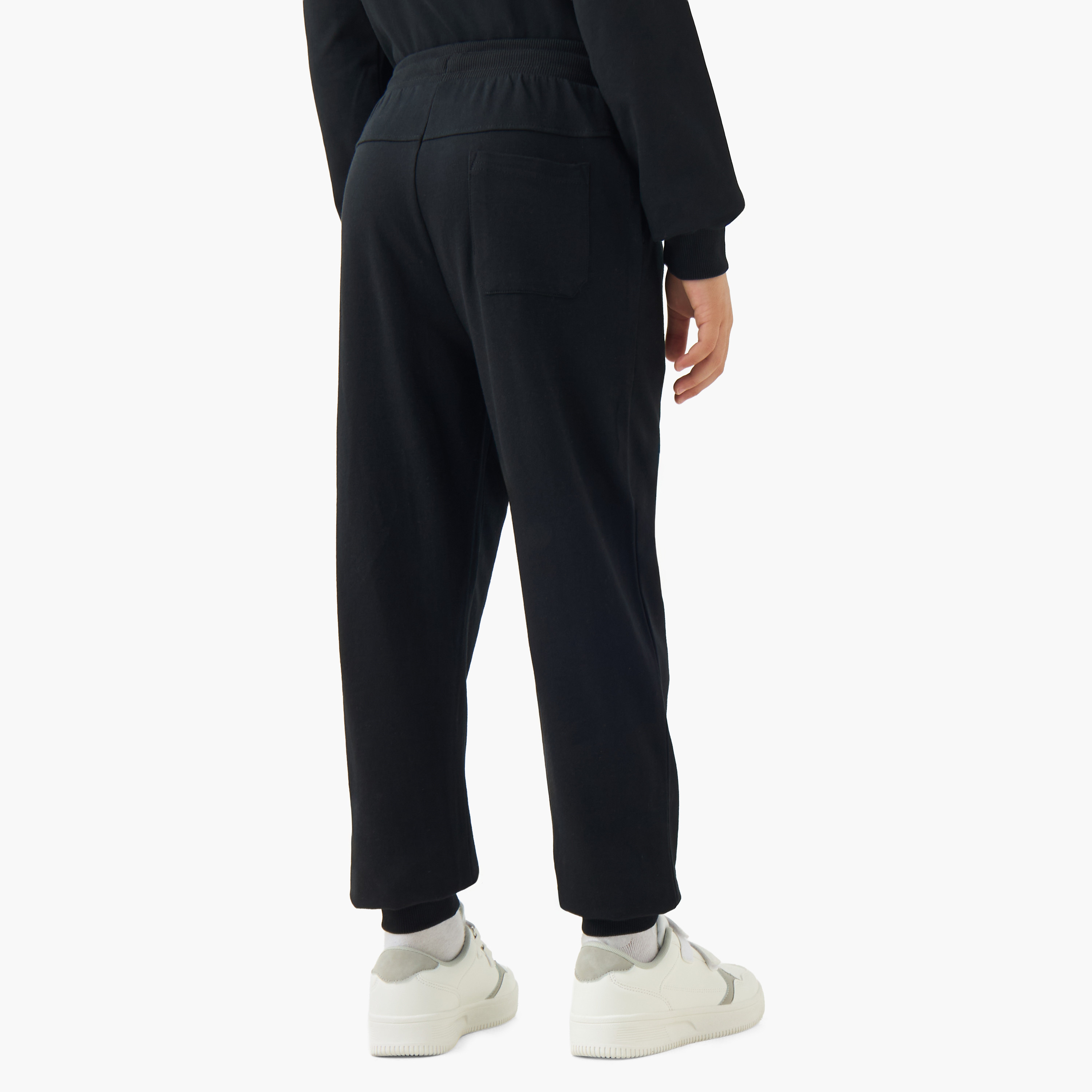 بنطلون رياضي قطن بطبعات جرافيك ورباط خصر للأولاد من جونيورز-boys-clothing-bottoms-joggersandtrackpants-image-3