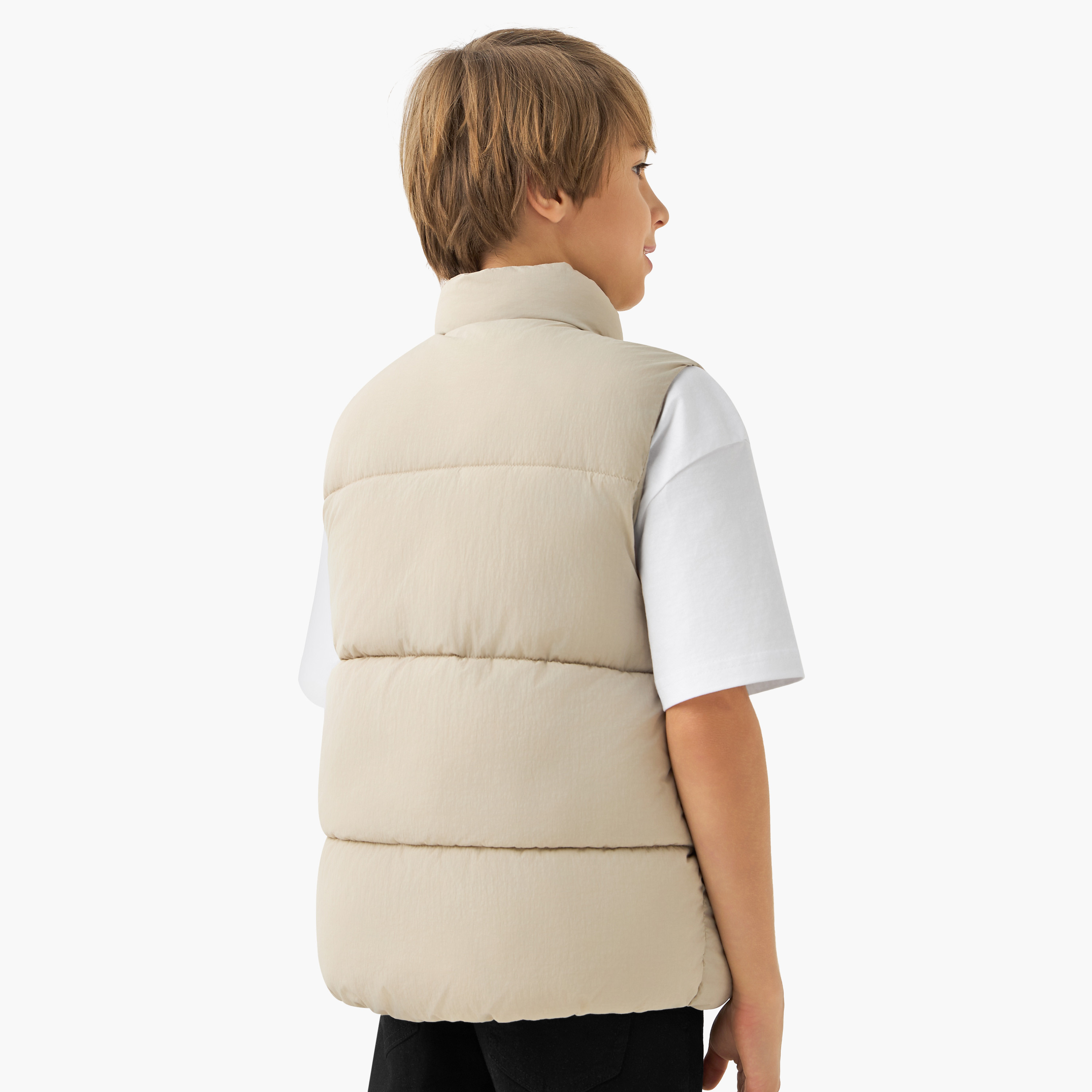 Juniors Quilted Zip Through Gilet-boys-clothing-jacketsandcoats-image-3