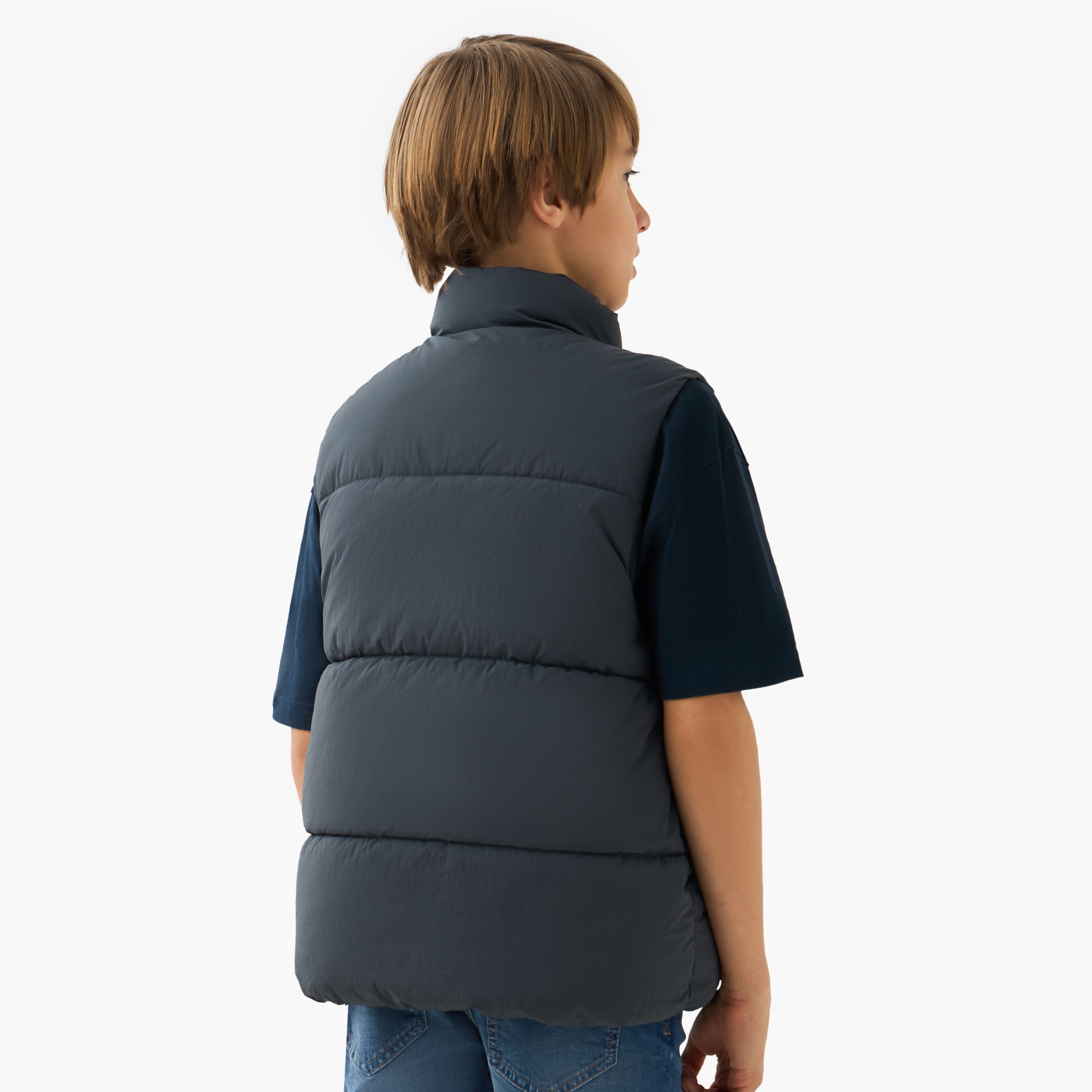 Juniors Quilted Zip Through Gilet-boys-clothing-jacketsandcoats-image-3