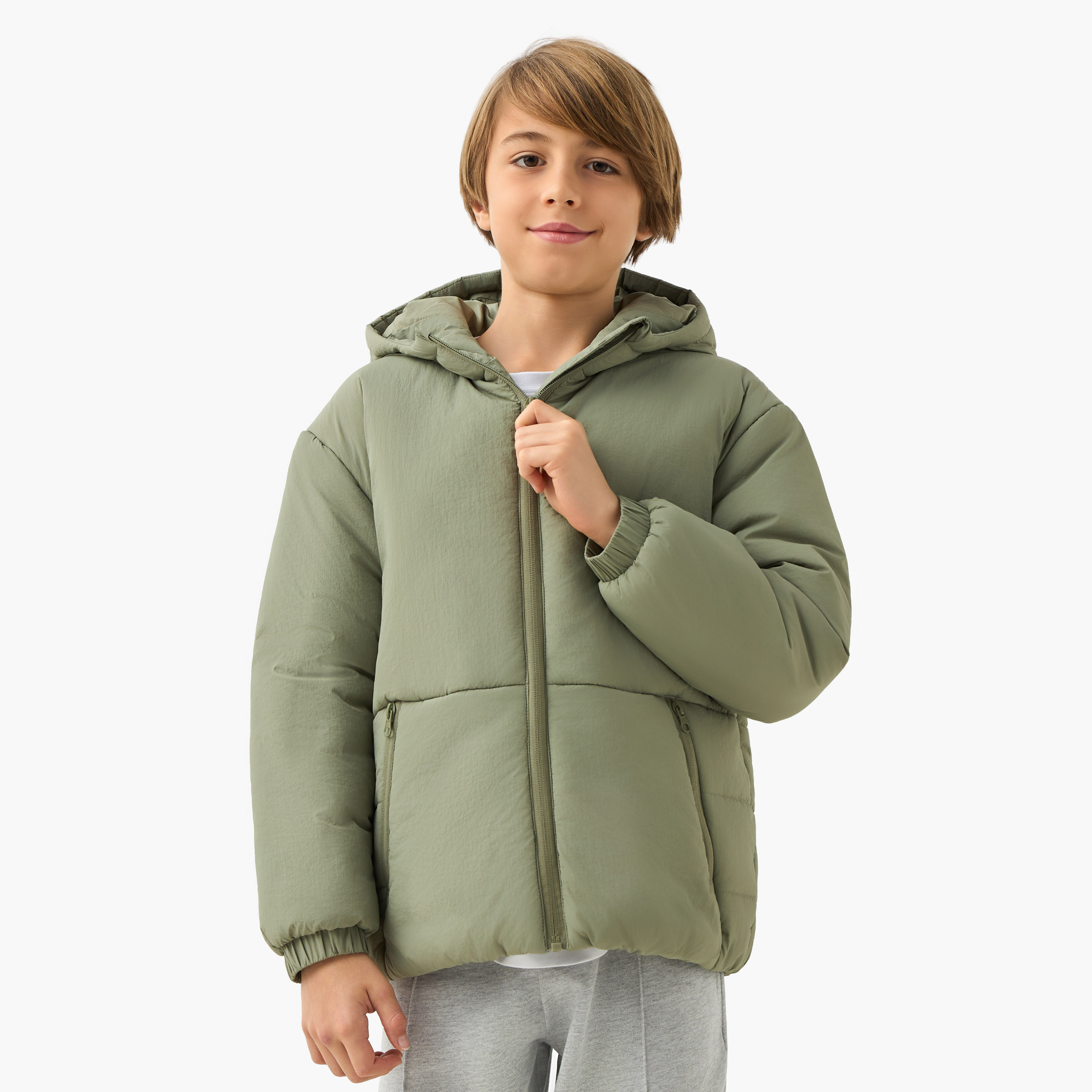 جاكيت سادة مبطن بقبعة وسحّاب إغلاق وجيوب من جونيورز-boys-clothing-jacketsandcoats-image-5