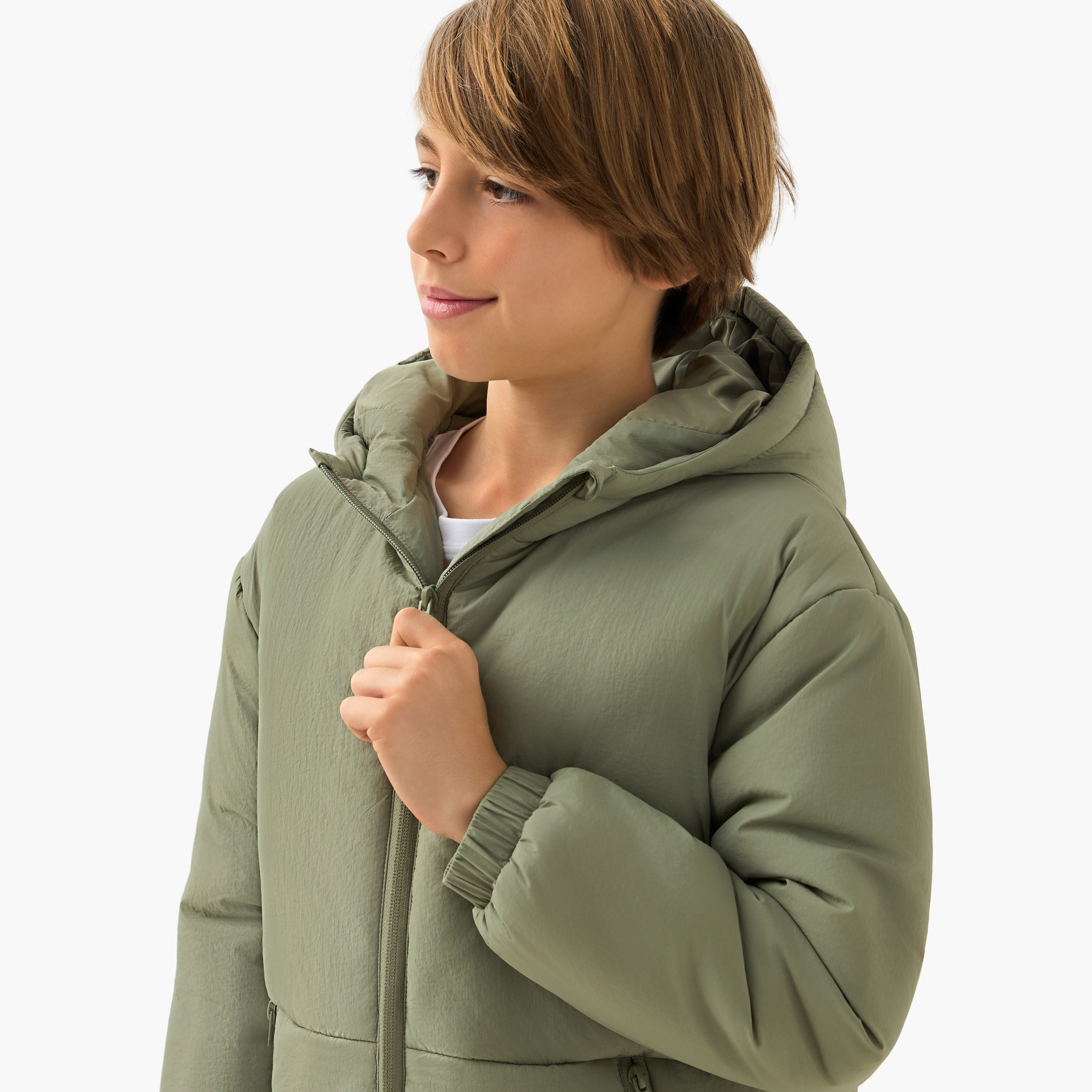 جاكيت سادة مبطن بقبعة وسحّاب إغلاق وجيوب من جونيورز-boys-clothing-jacketsandcoats-image-2