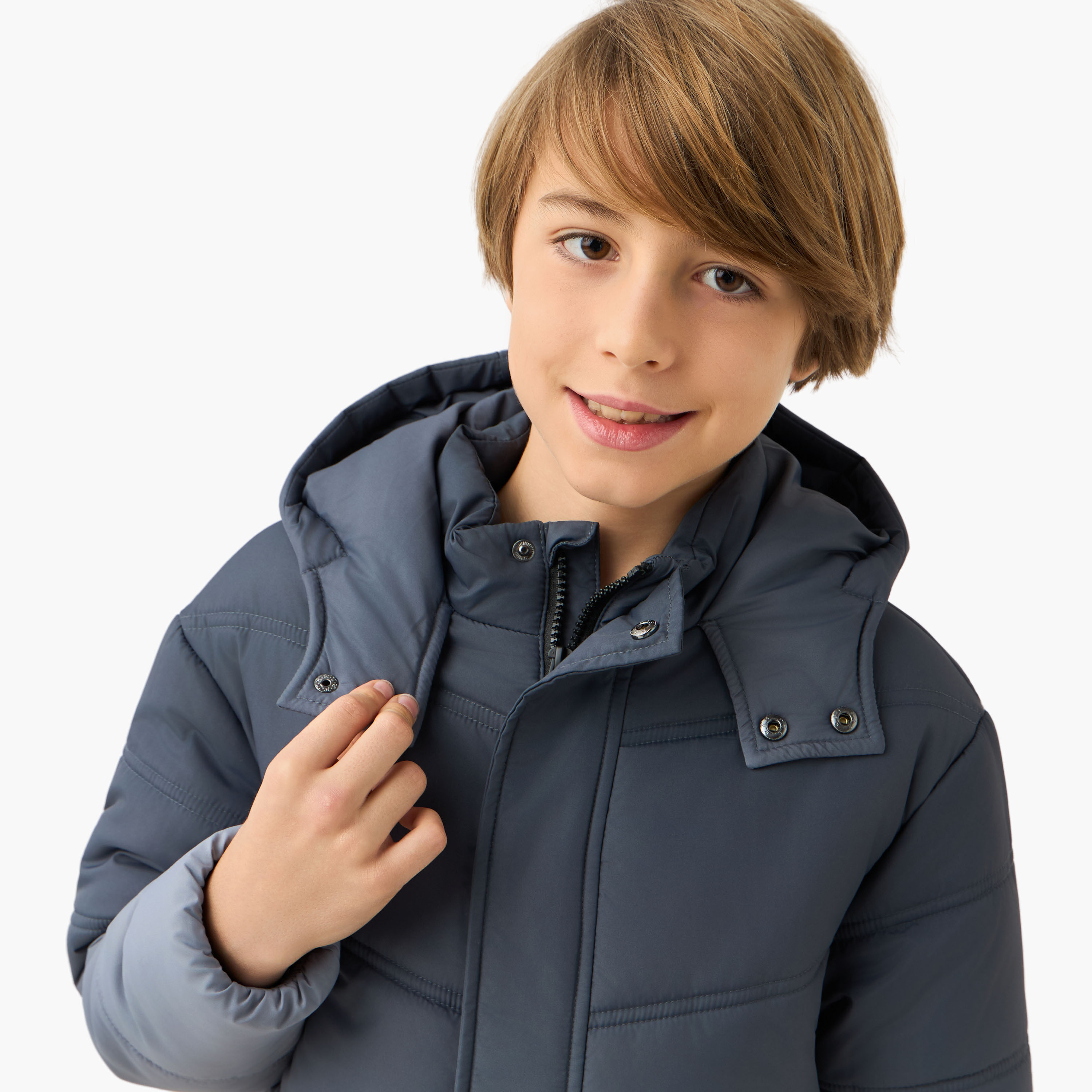 Juniors Ombre Hooded Heavy Jacket with Long Sleeves-boys-clothing-jacketsandcoats-image-4