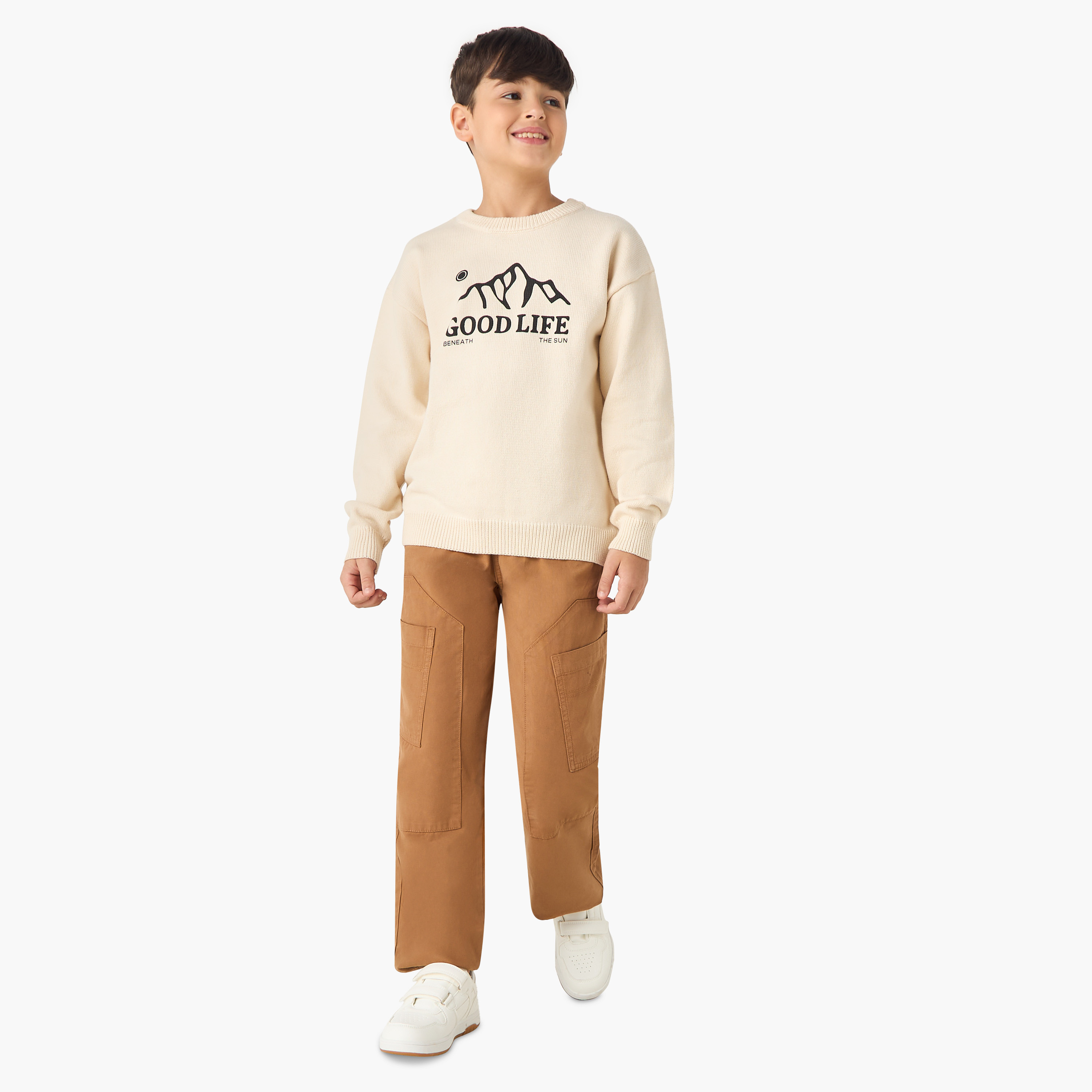 كنزة بأكمام طويلة وطبعات من جونيورز-boys-clothing-jumpersandcardigans-image-2