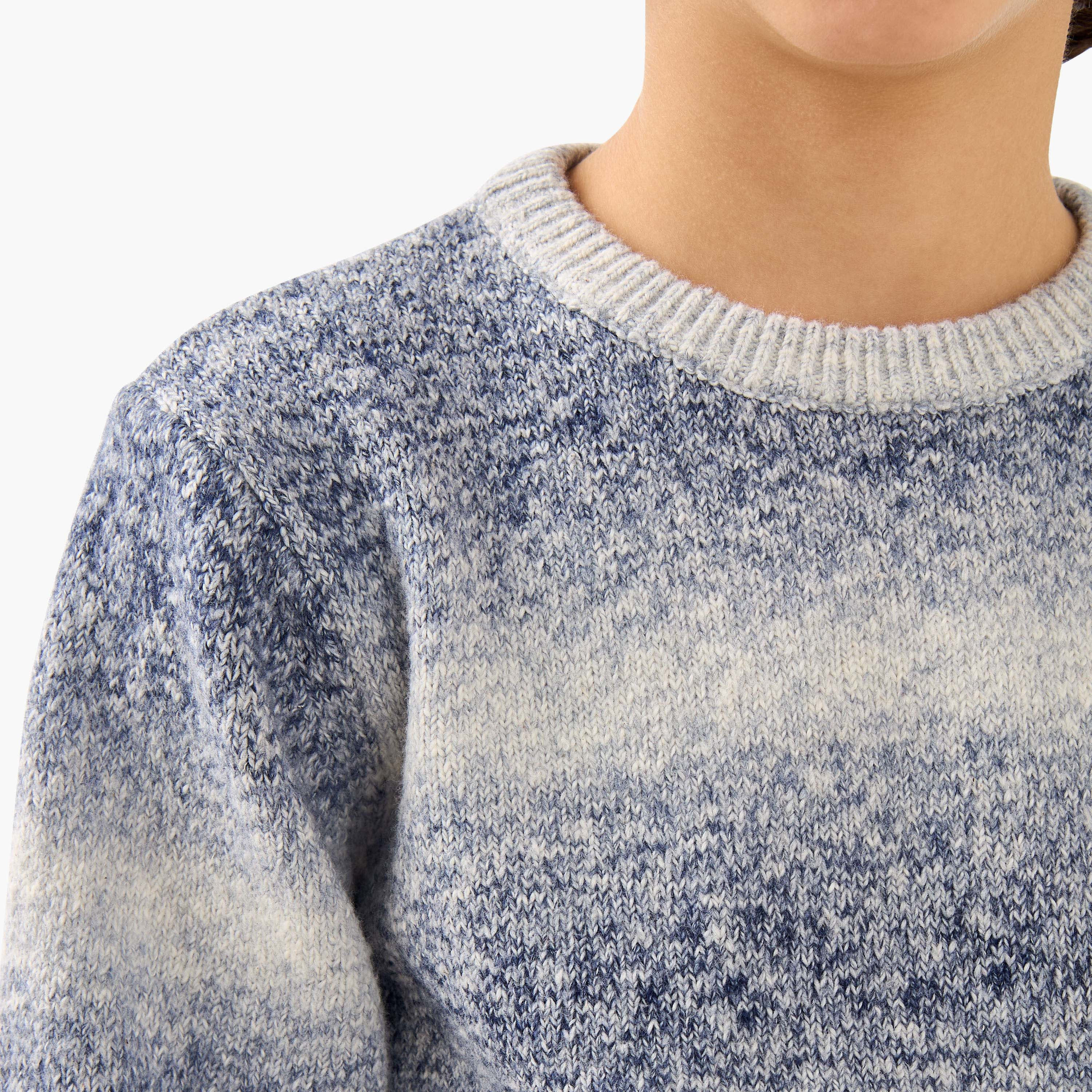 Juniors Striped Pullover with Long Sleeves-boys-clothing-jumpersandcardigans-image-5