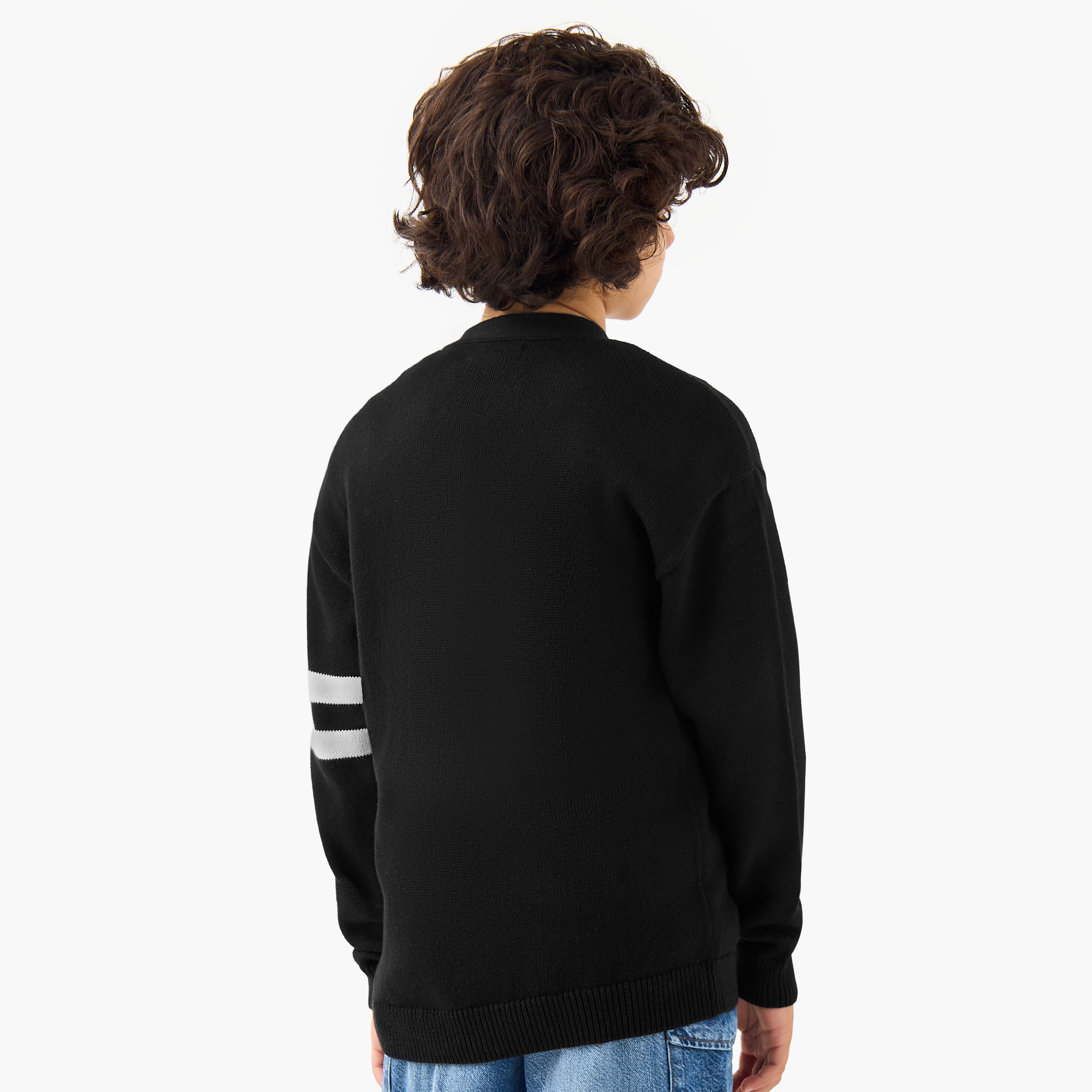 كارديجان بطبعات فارستي وأكمام طويلة للبنات من جونيورز-boys-clothing-jumpersandcardigans-image-3