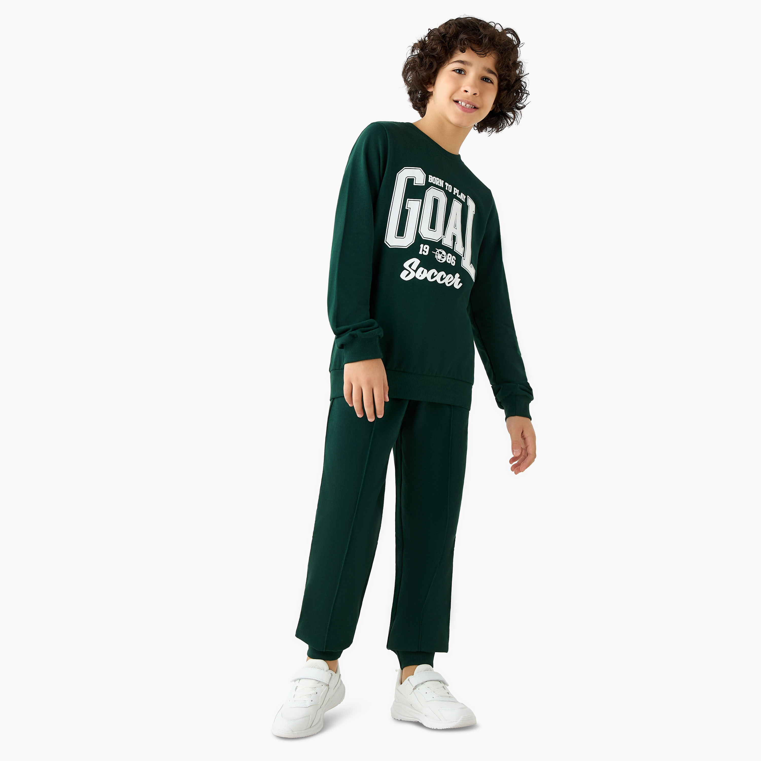 Juniors Graphic Print Crew Neck Sweatshirt-boys-clothing-sweatshirts-image-2