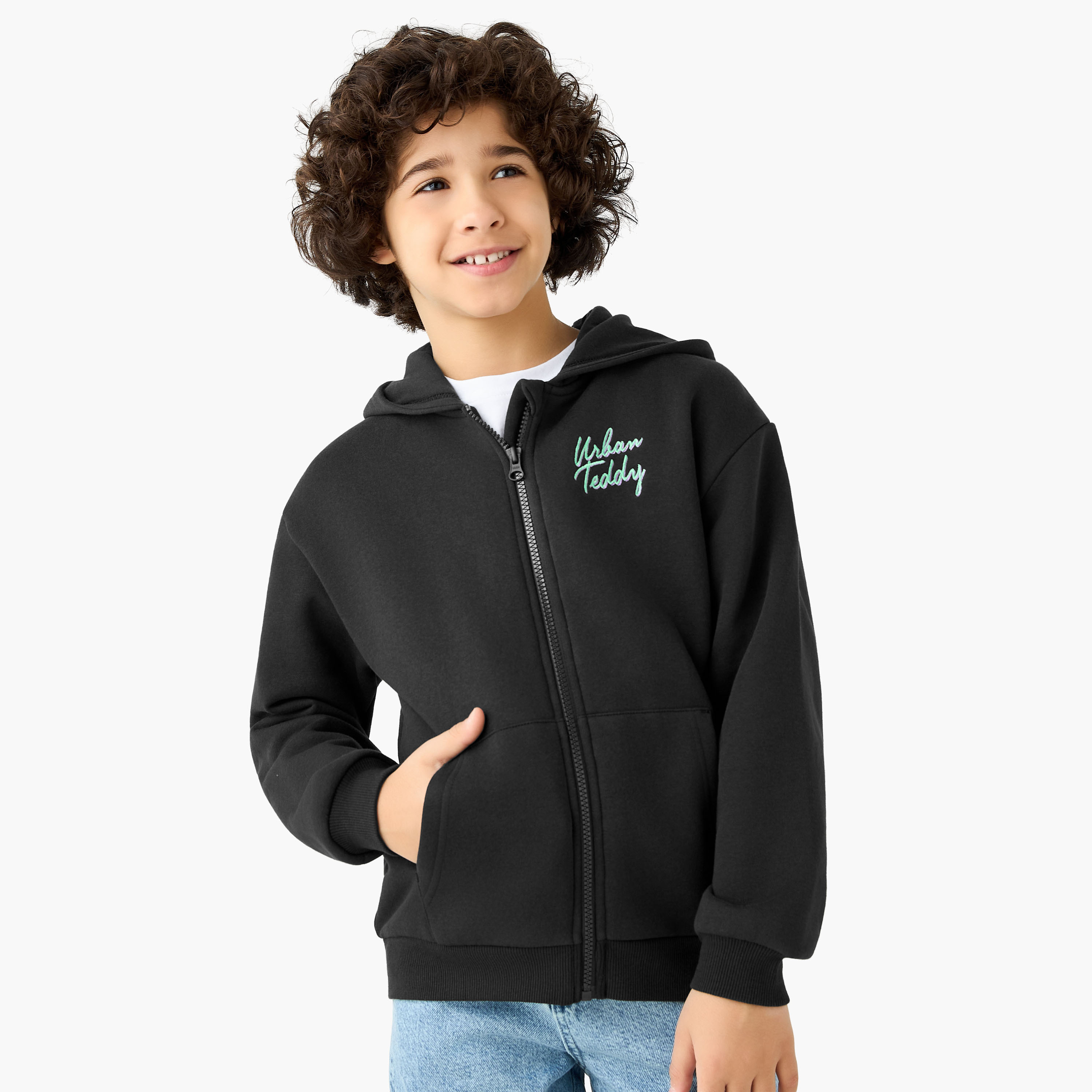 جاكيت بقبعة بطبعات تيدي أربيان وأكمام طويلة من جونيورز-boys-clothing-jacketsandcoats-image-5