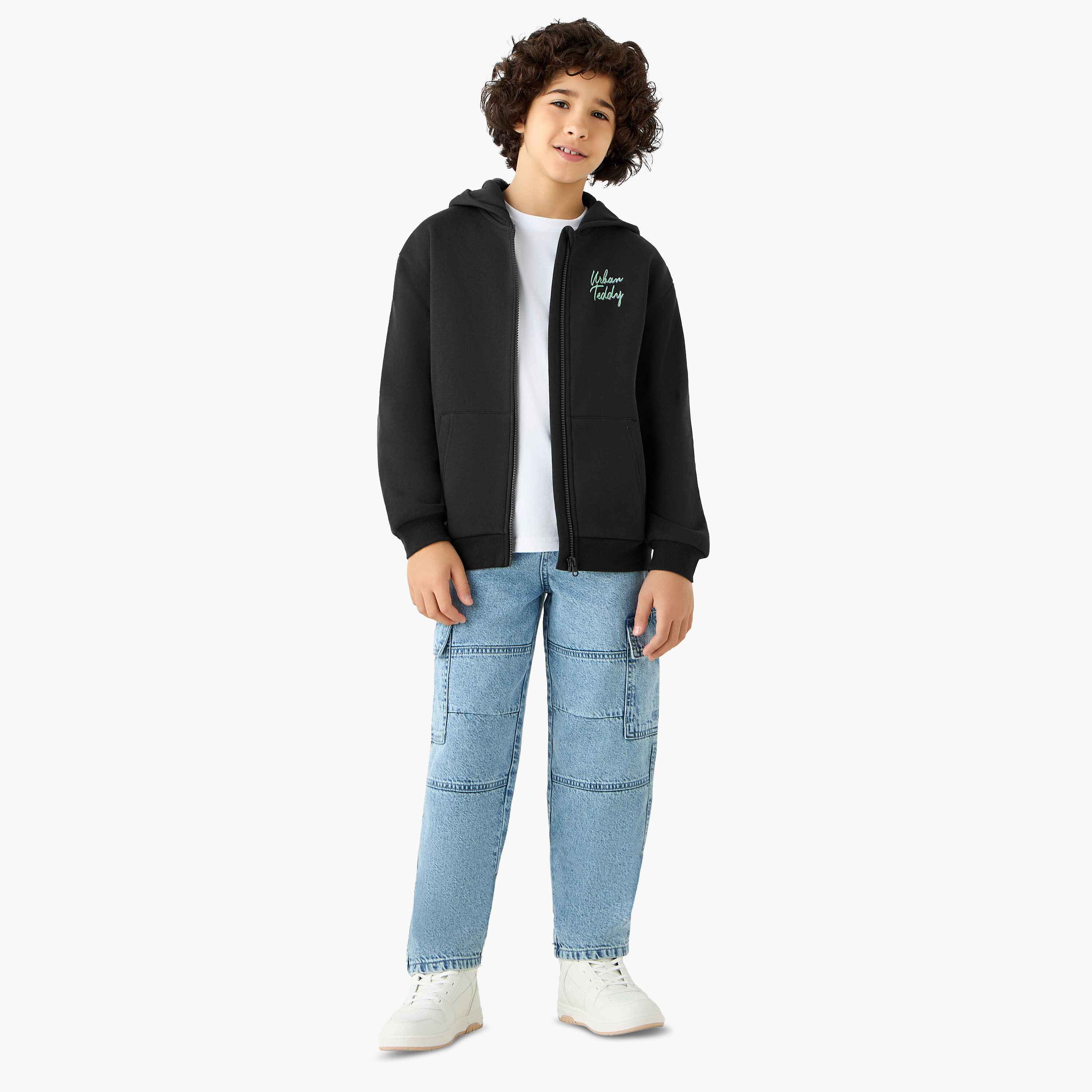 جاكيت بقبعة بطبعات تيدي أربيان وأكمام طويلة من جونيورز-boys-clothing-jacketsandcoats-image-4