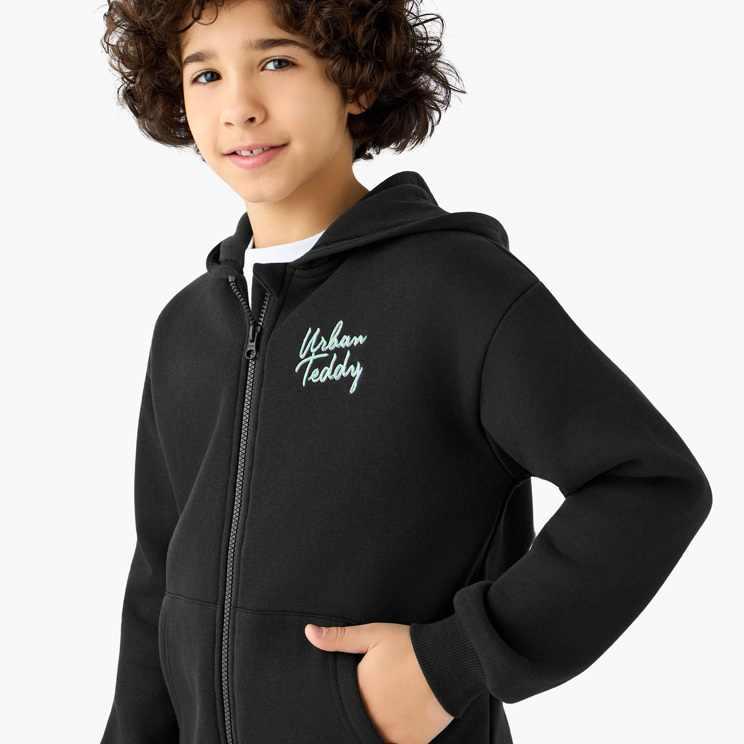 جاكيت بقبعة بطبعات تيدي أربيان وأكمام طويلة من جونيورز-boys-clothing-jacketsandcoats-image-2