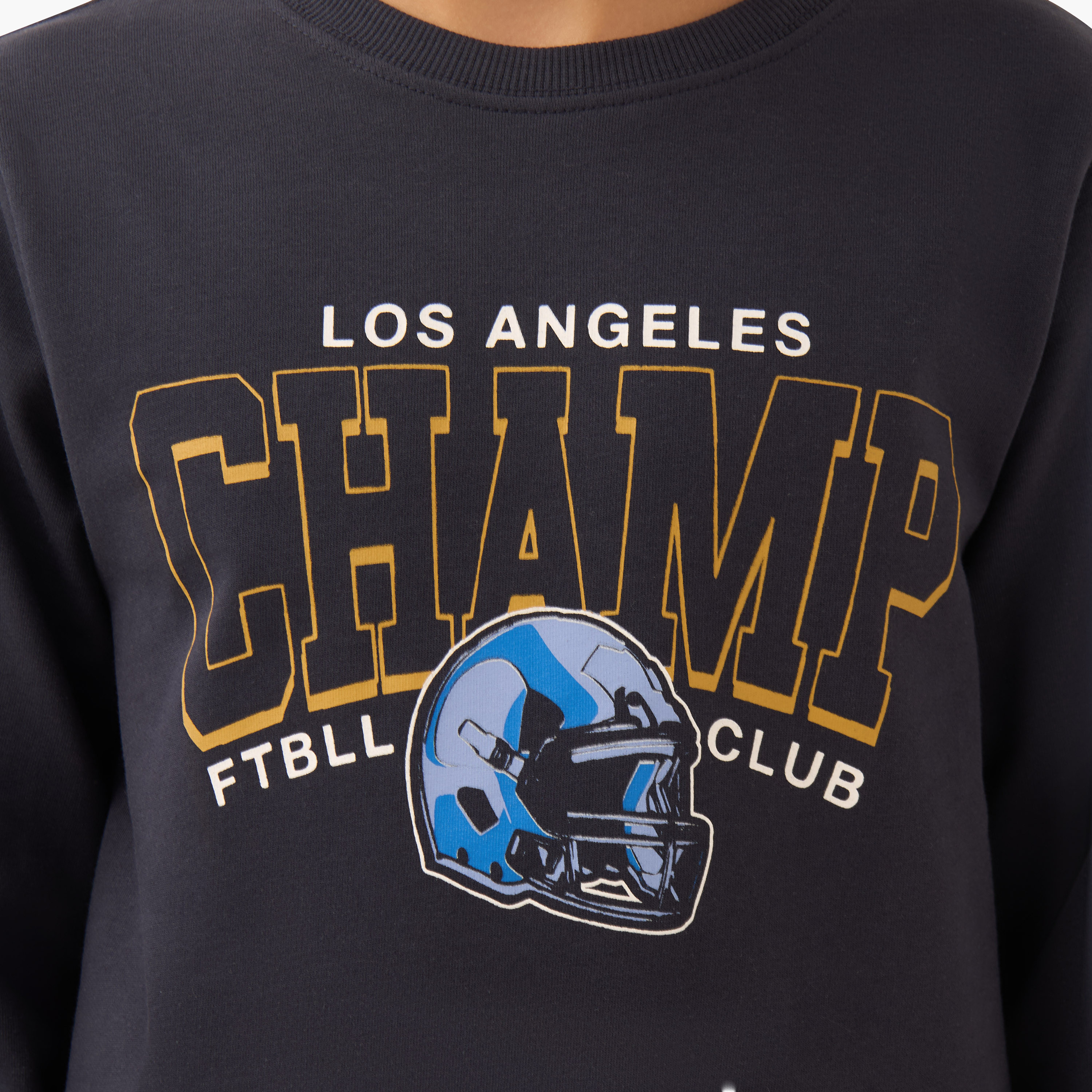Juniors Printed Sweatshirt with Long Sleeves-boys-clothing-sweatshirts-image-5
