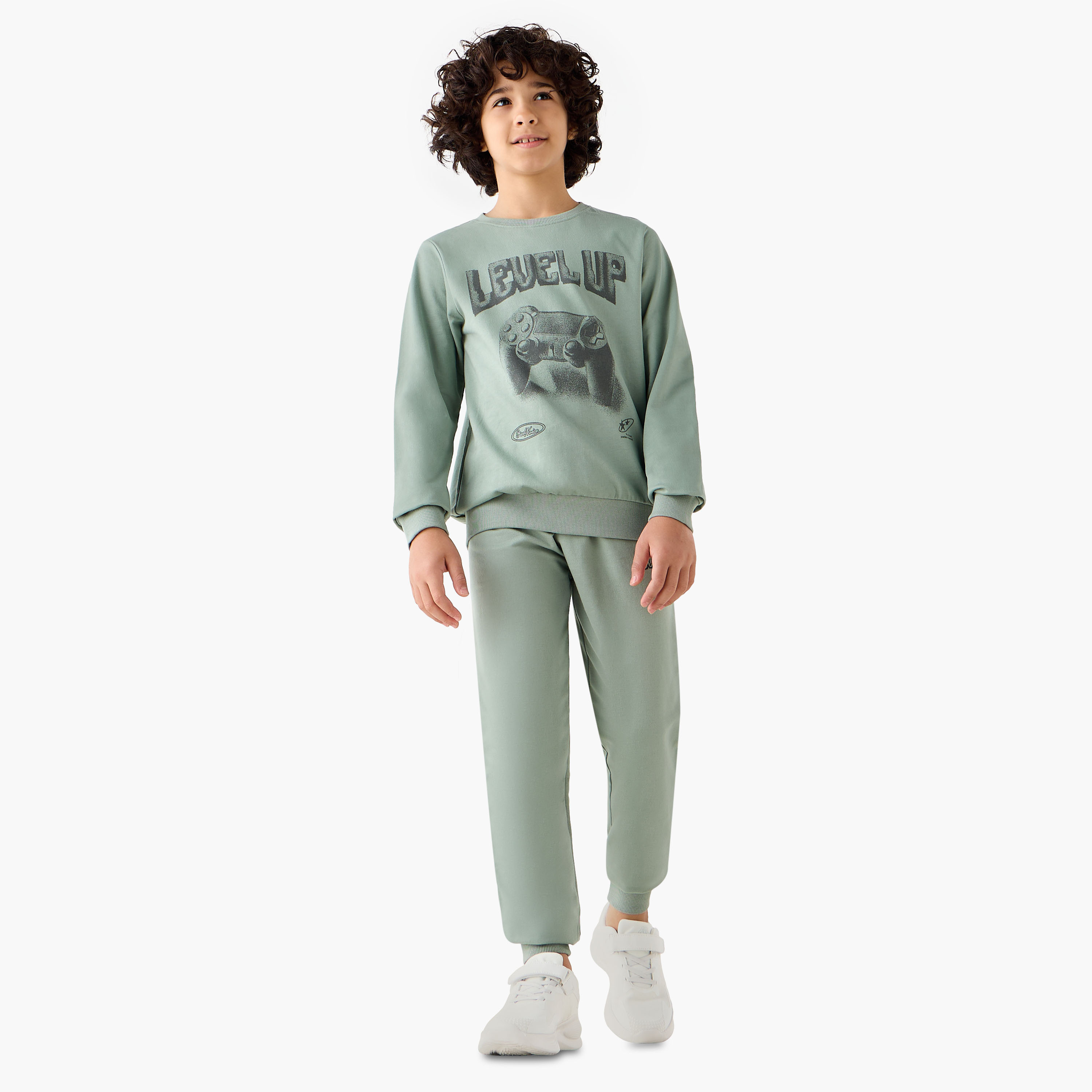 سويت شيرت بياقة ضيقة وطبعات من جونيورز-boys-clothing-sweatshirts-image-2