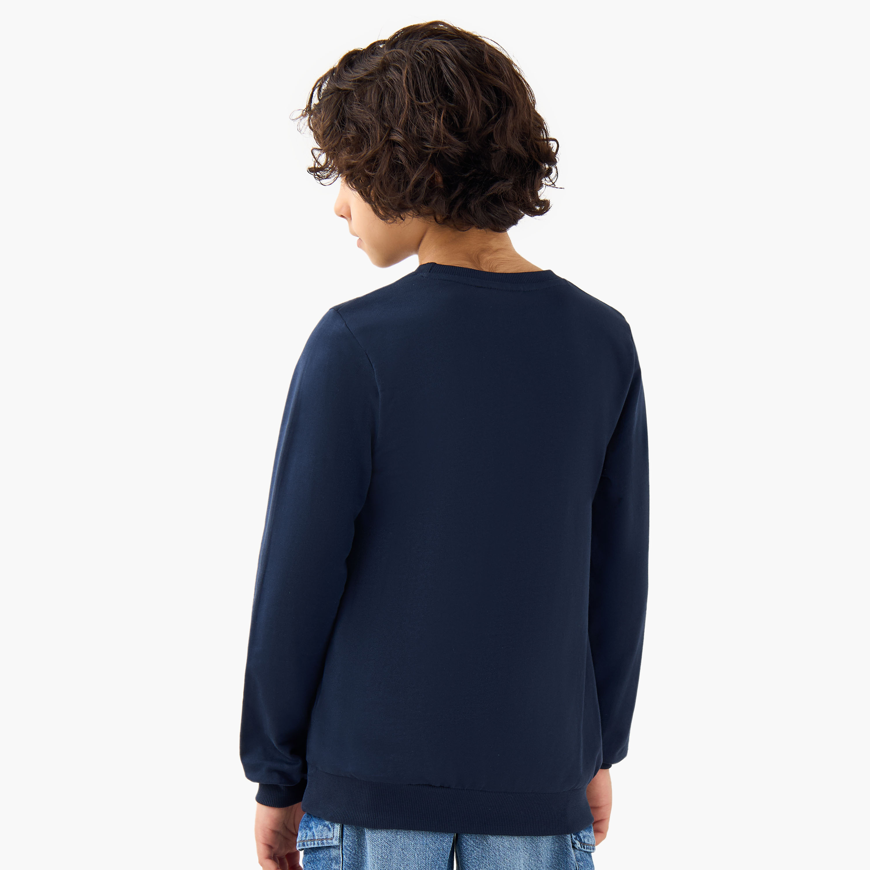 سويت شيرت سادة بأكمام طويلة للأولاد من جونيورز - طقم من 3 قطع-boys-clothing-sweatshirts-image-4