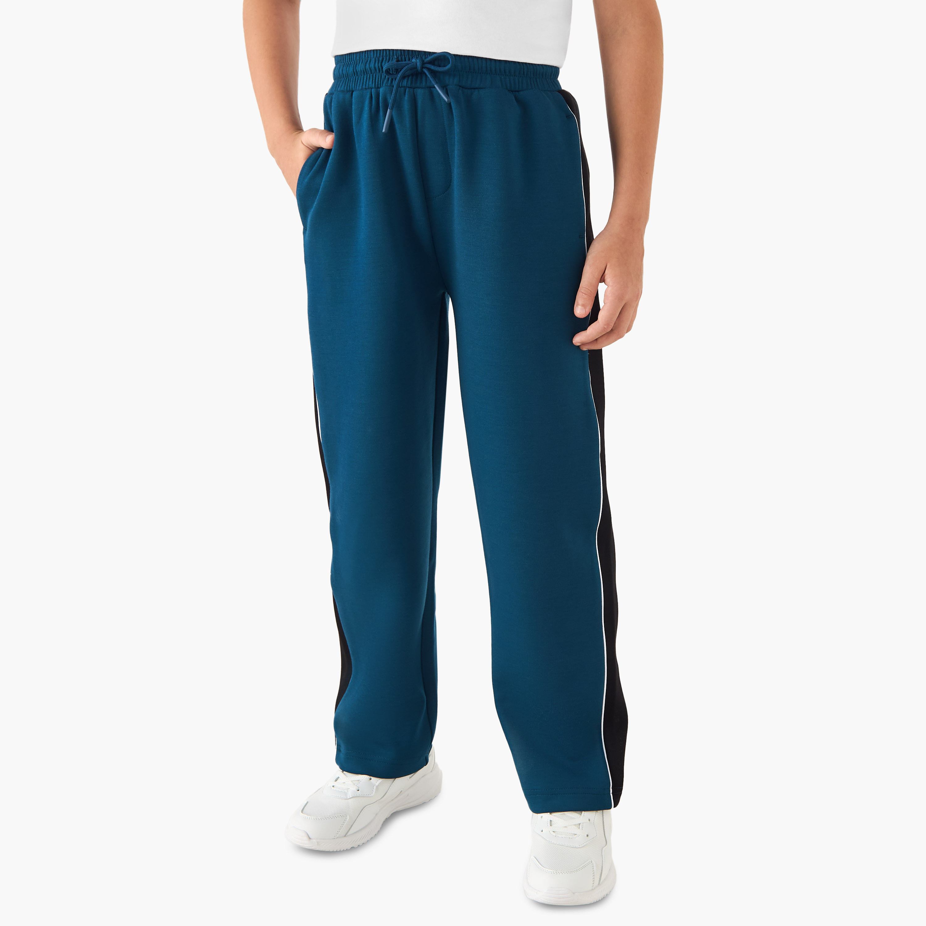 Juniors Panelled Jacket and Track Pants Set-boys-clothing-setsandcoords-image-3