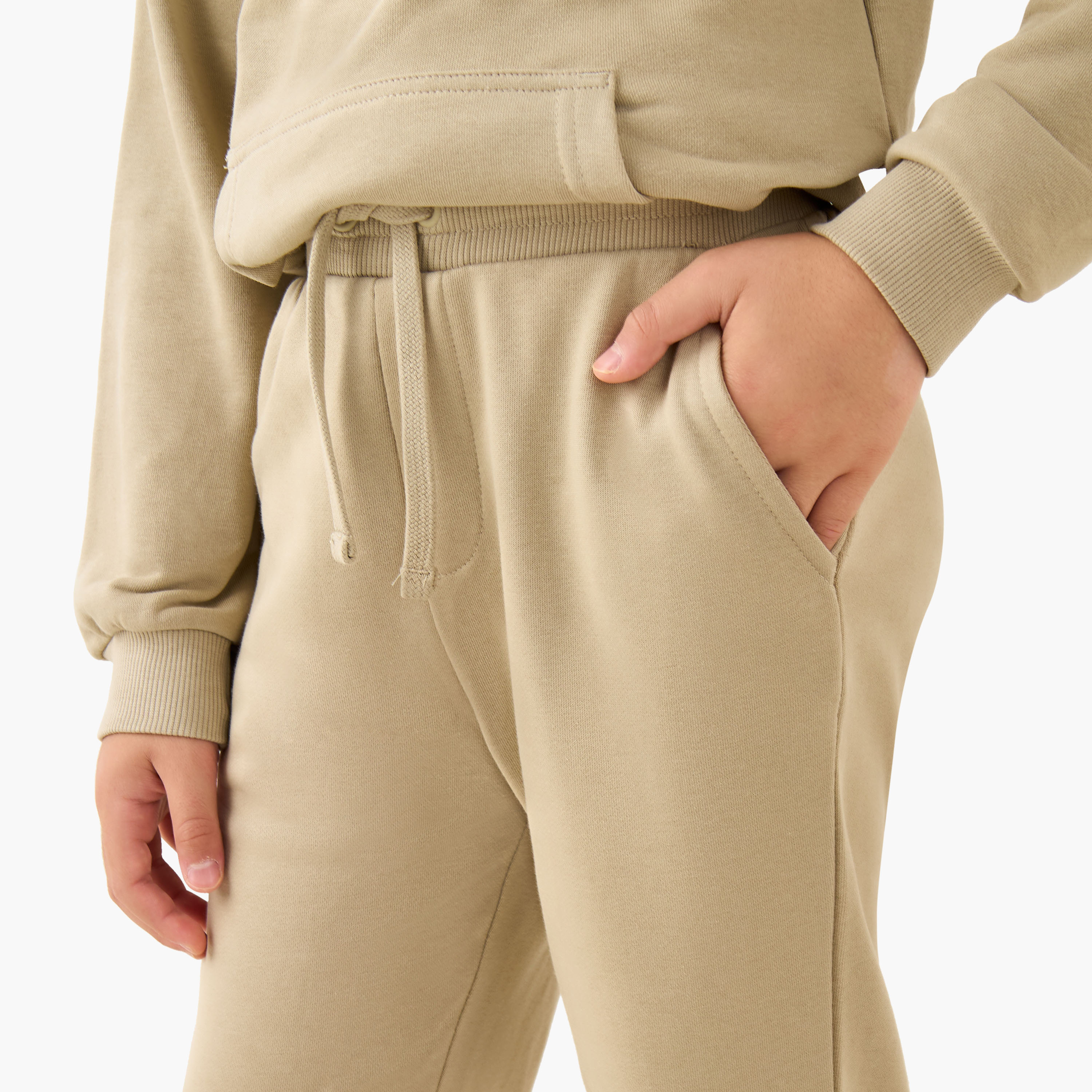 طقم سويت شيرت وبنطلون رياضي أولاد بأكمام طويلة وياقة مع جيب الكنغر من جونيورز-boys-clothing-setsandcoords-image-6