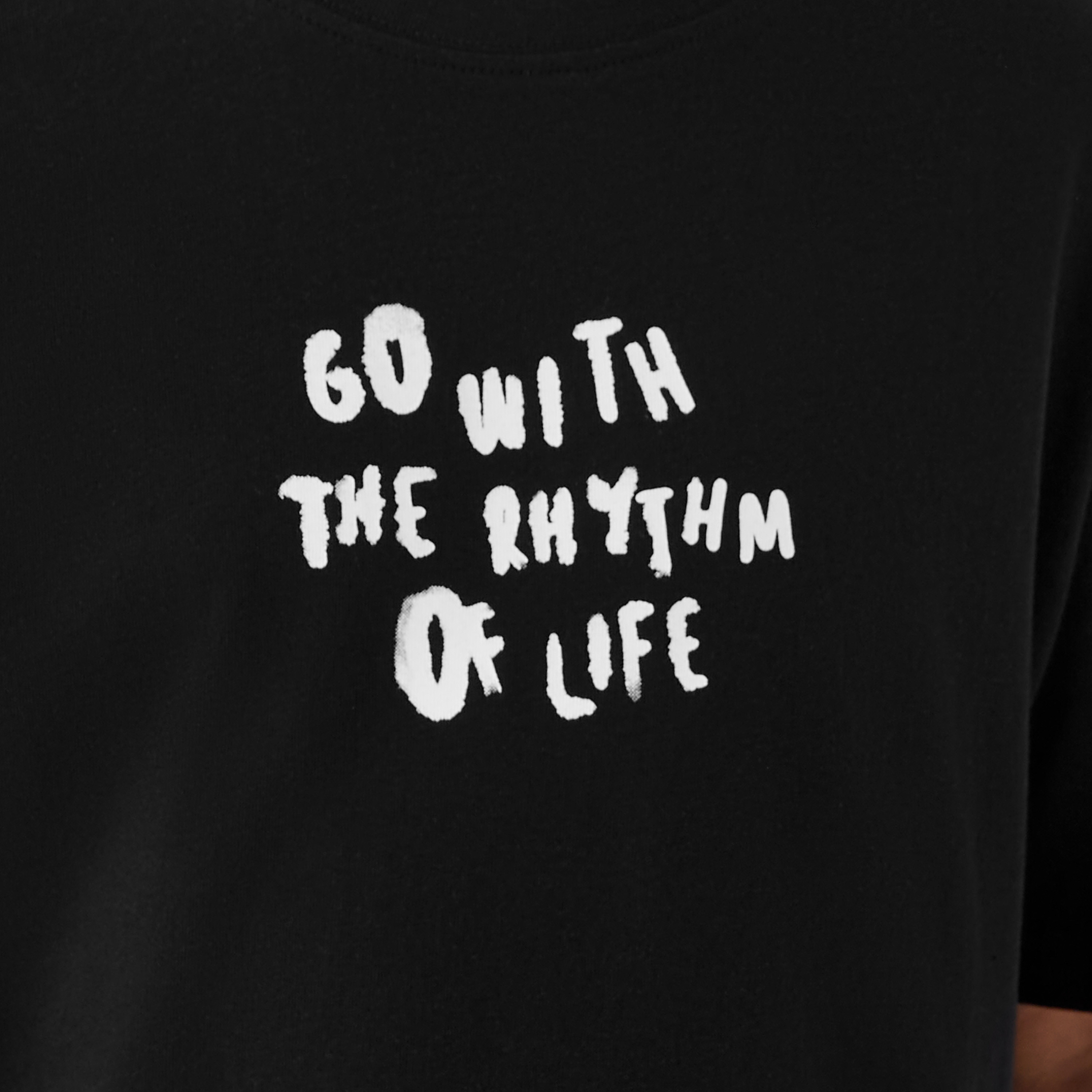 Juniors Slogan Print T-shirt with Short Sleeves-boys-clothing-tshirtsandpolos-image-5