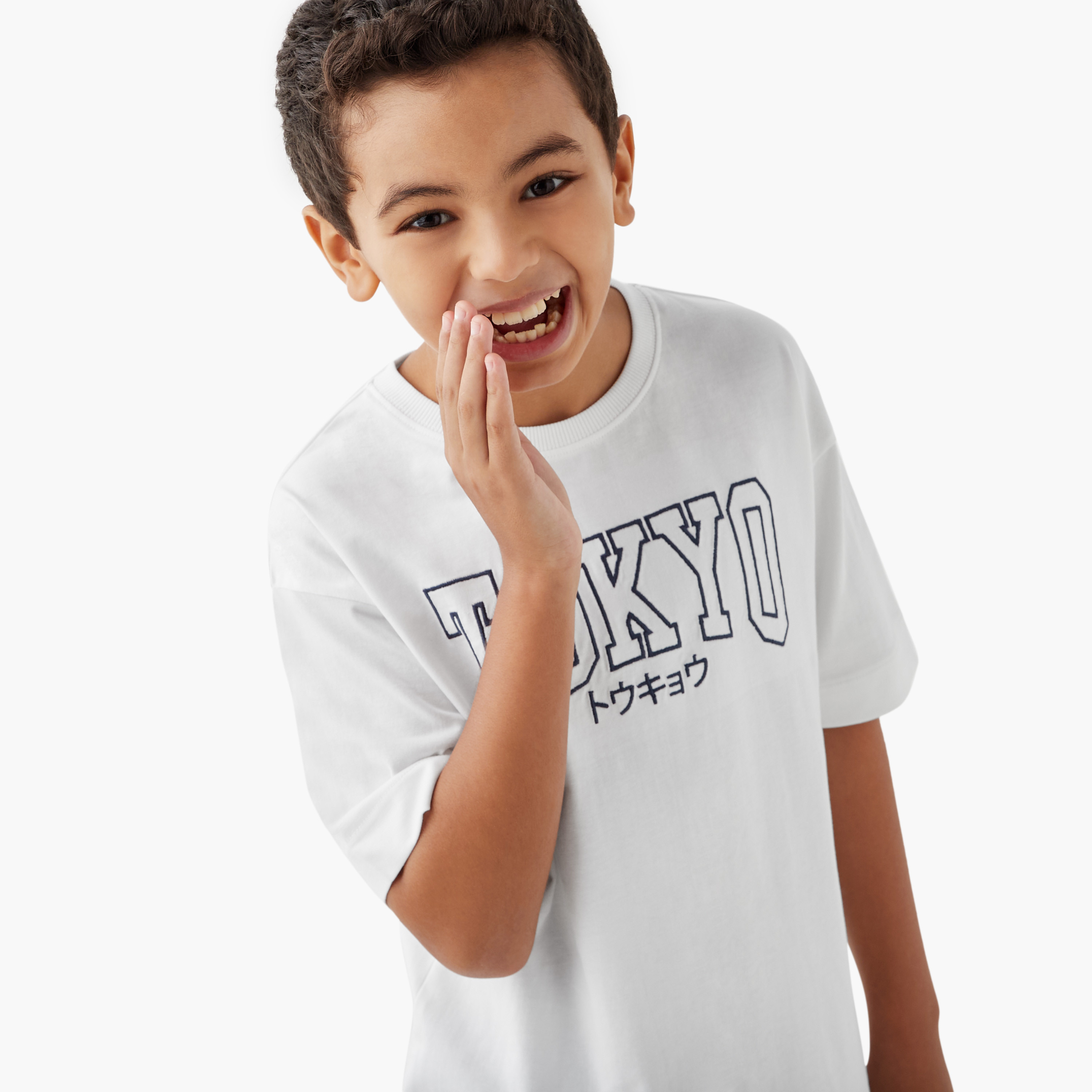 Juniors Printed T-shirt with Short Sleeves-boys-clothing-tshirtsandpolos-image-4