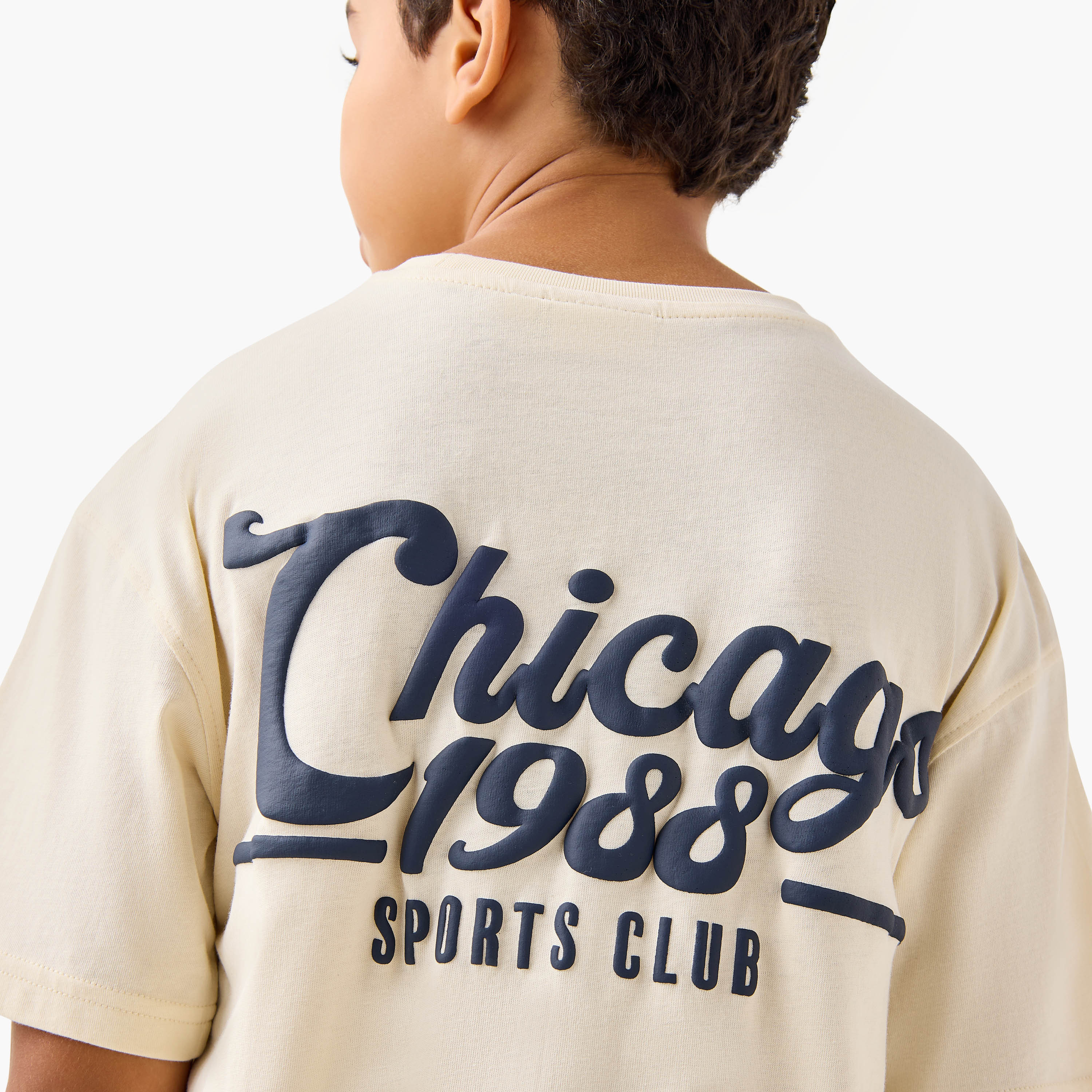 Juniors Printed T-shirt with Crew Neck and Short Sleeves-boys-clothing-tshirtsandpolos-image-5