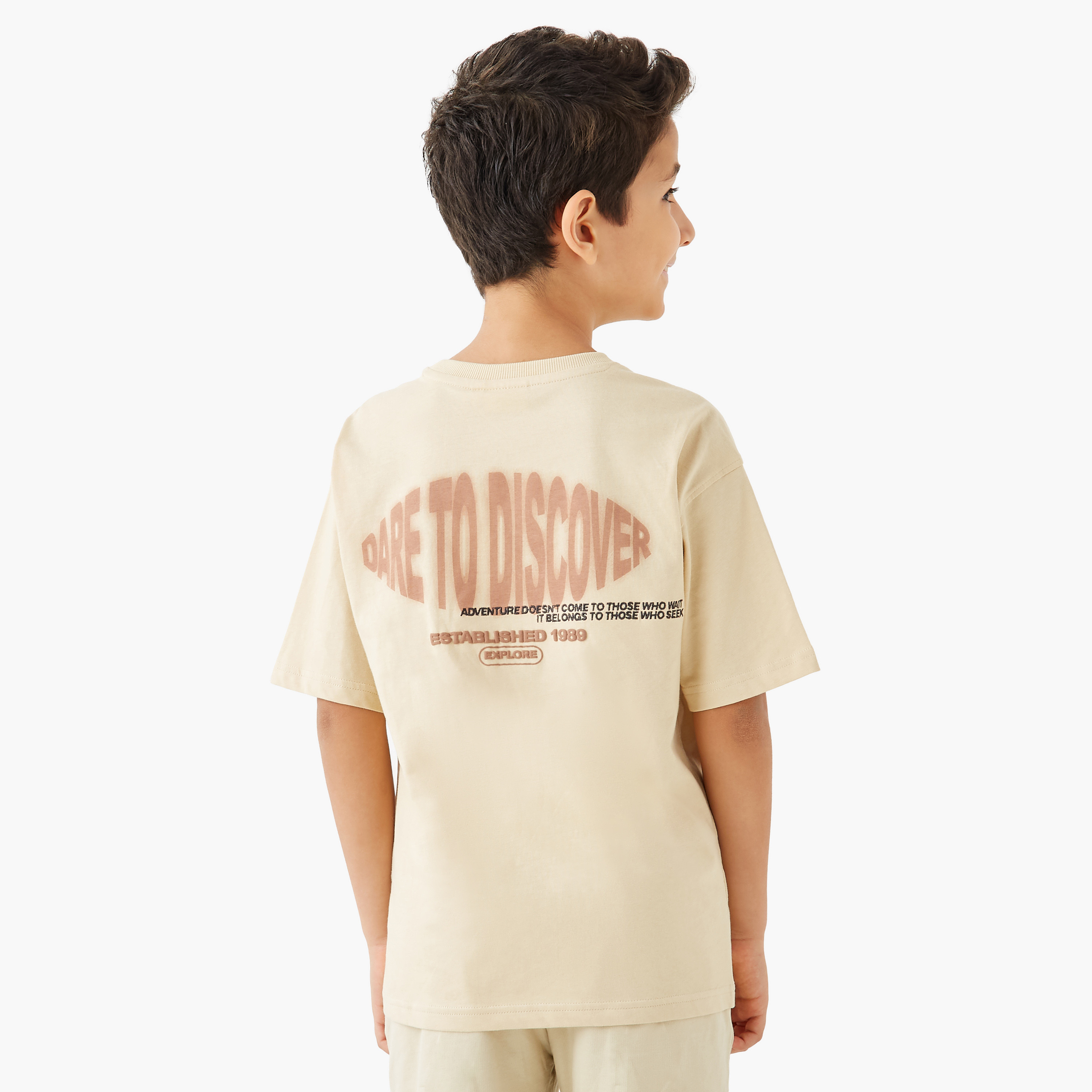 Juniors Printed T-shirt with Crew Neck and Short Sleeves-boys-clothing-tshirtsandpolos-image-3