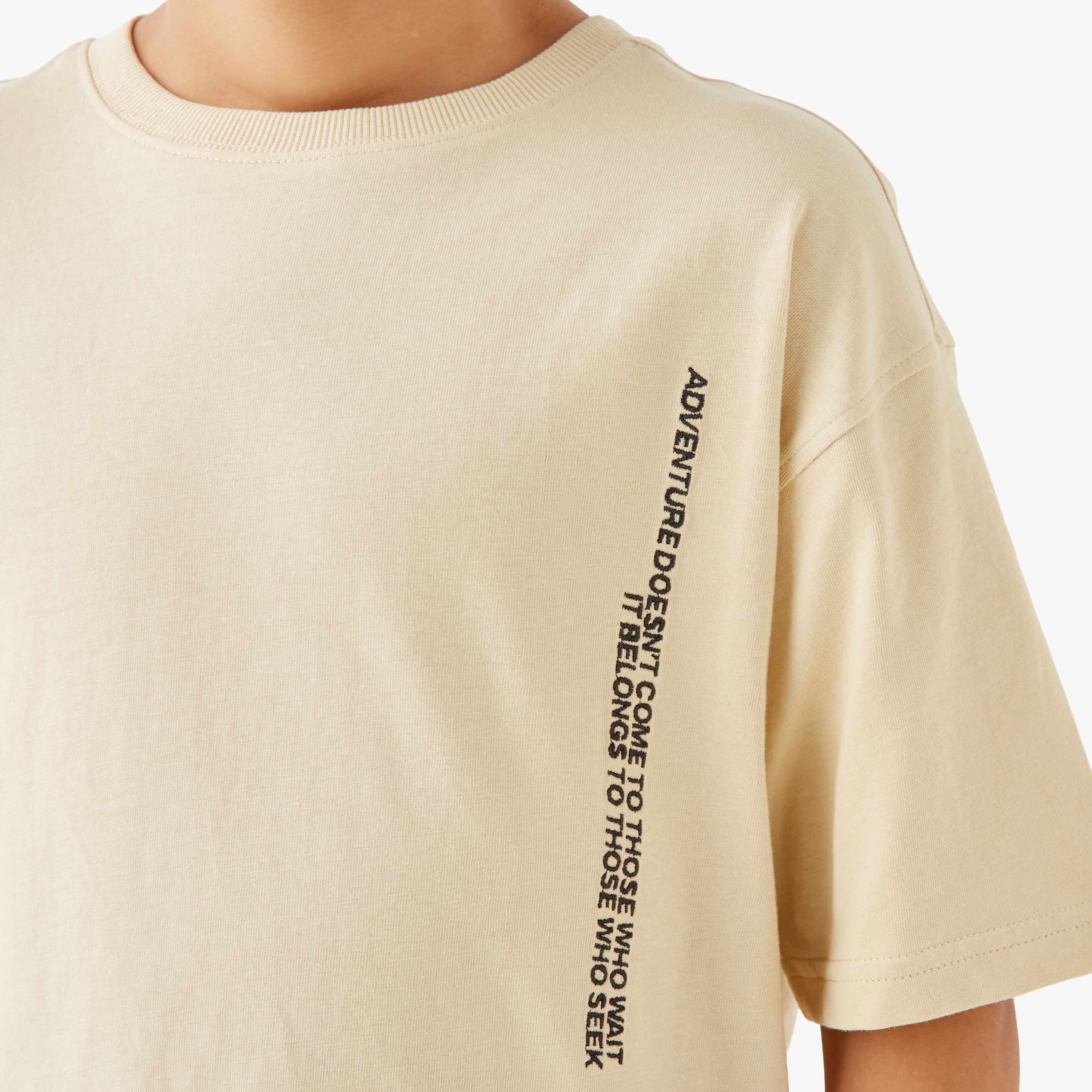 Juniors Printed T-shirt with Crew Neck and Short Sleeves-boys-clothing-tshirtsandpolos-image-4