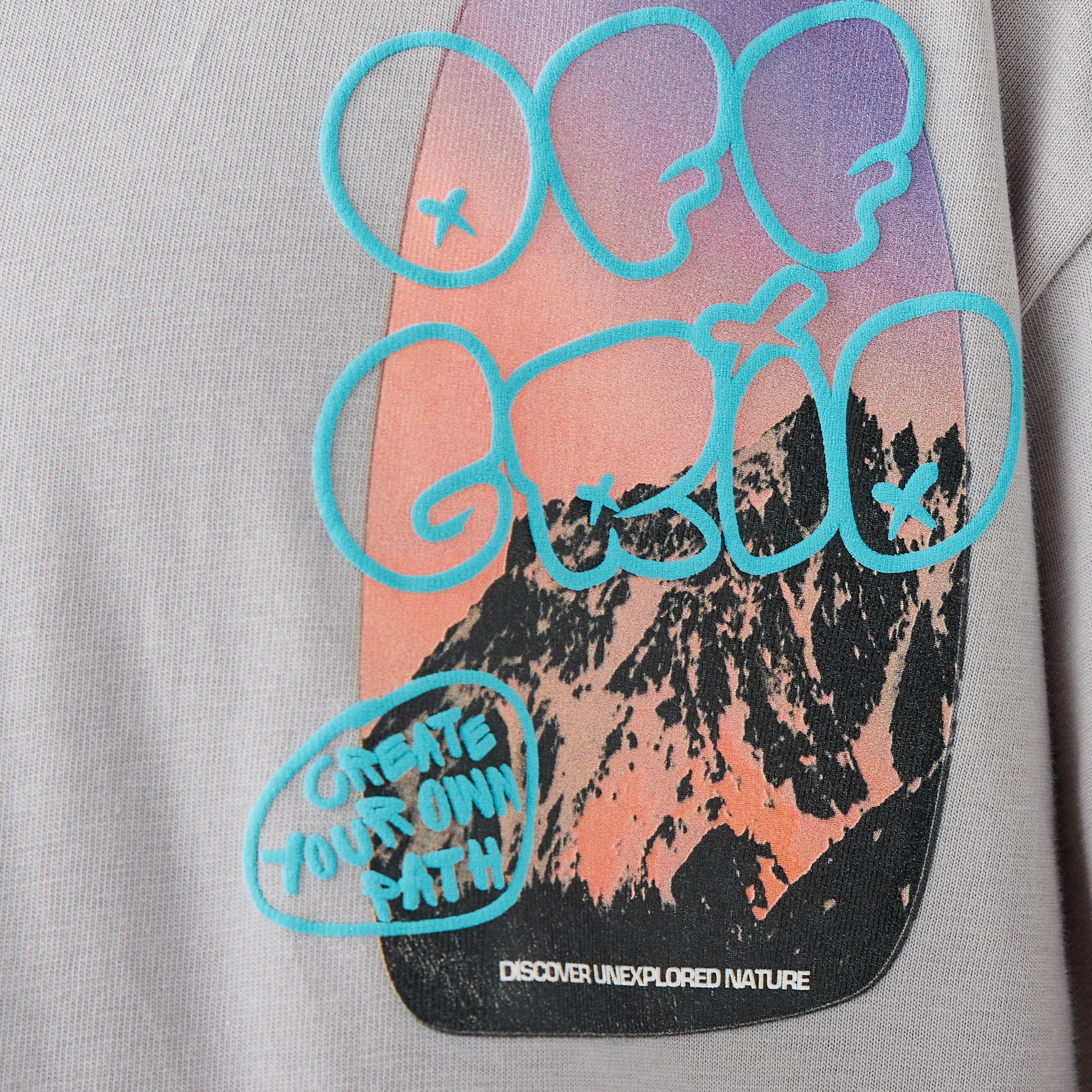 Juniors Graphic Print Crew Neck T-shirt with Short Sleeves-boys-clothing-tshirtsandpolos-image-5