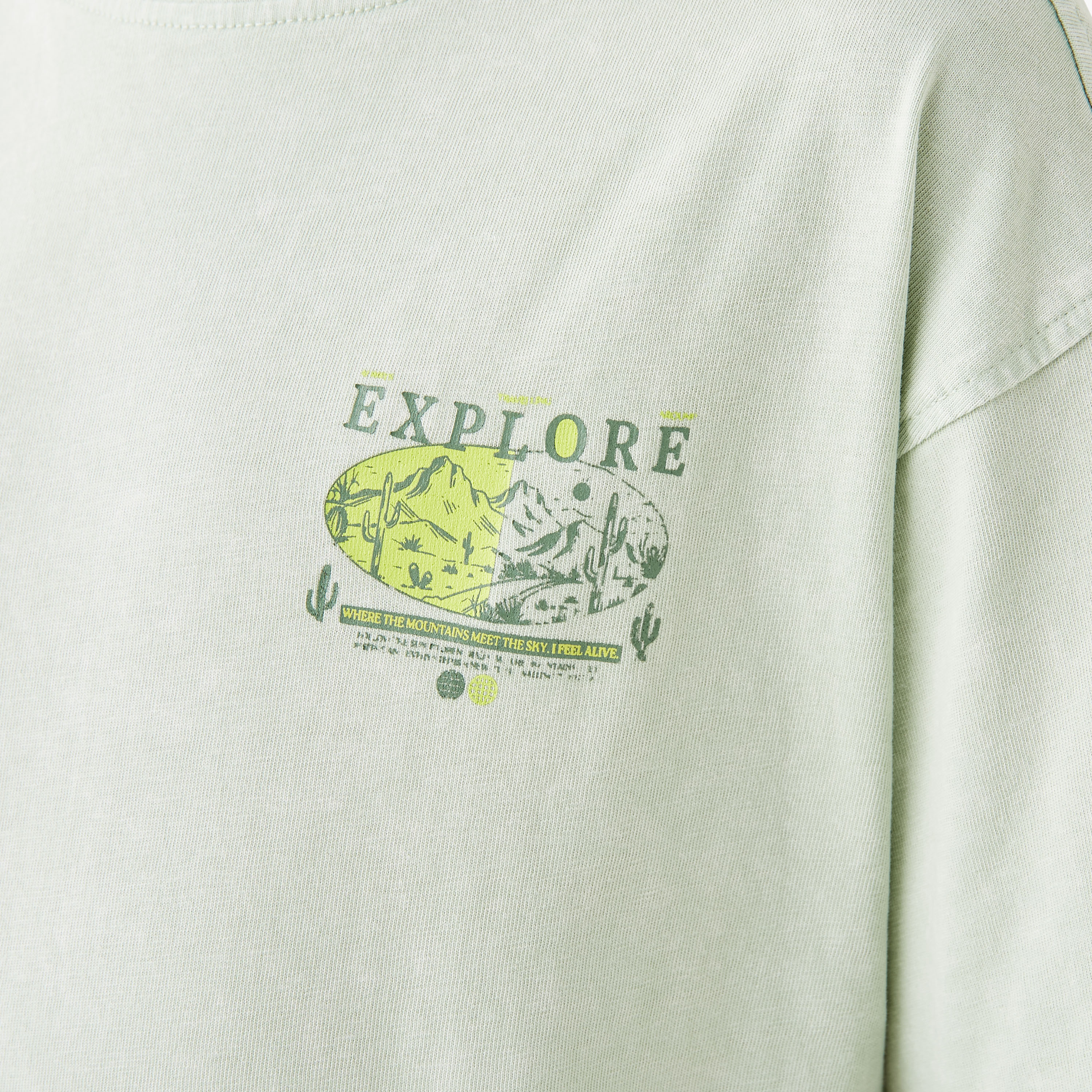 Juniors Printed T-shirt with Short Sleeves-boys-clothing-tshirtsandpolos-image-5