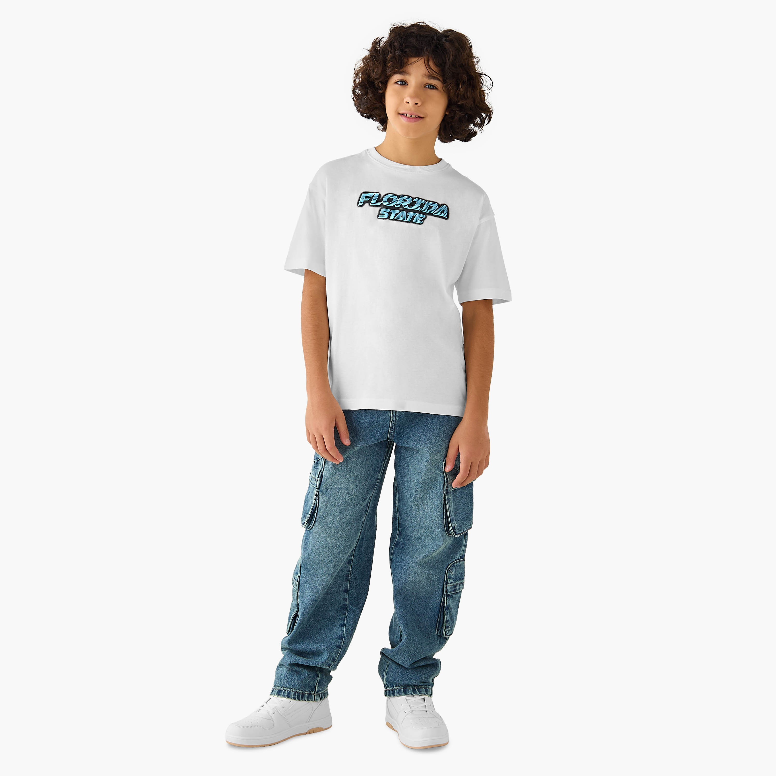 Juniors Typographic Print T-shirt-boys-clothing-tshirtsandpolos-image-2
