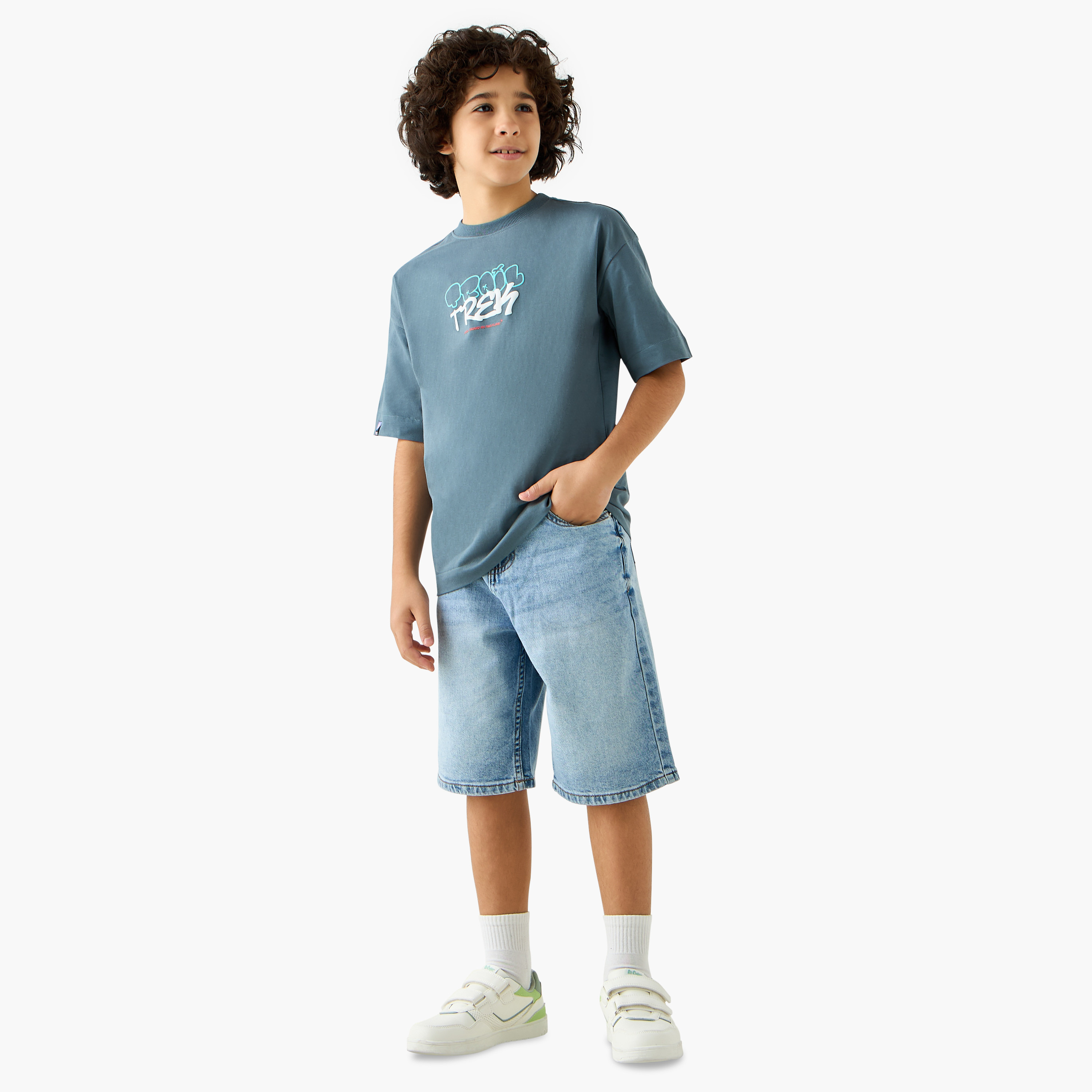 تيشيرت بأكمام قصيرة وطبعات من جونيورز-boys-clothing-tshirtsandpolos-image-2