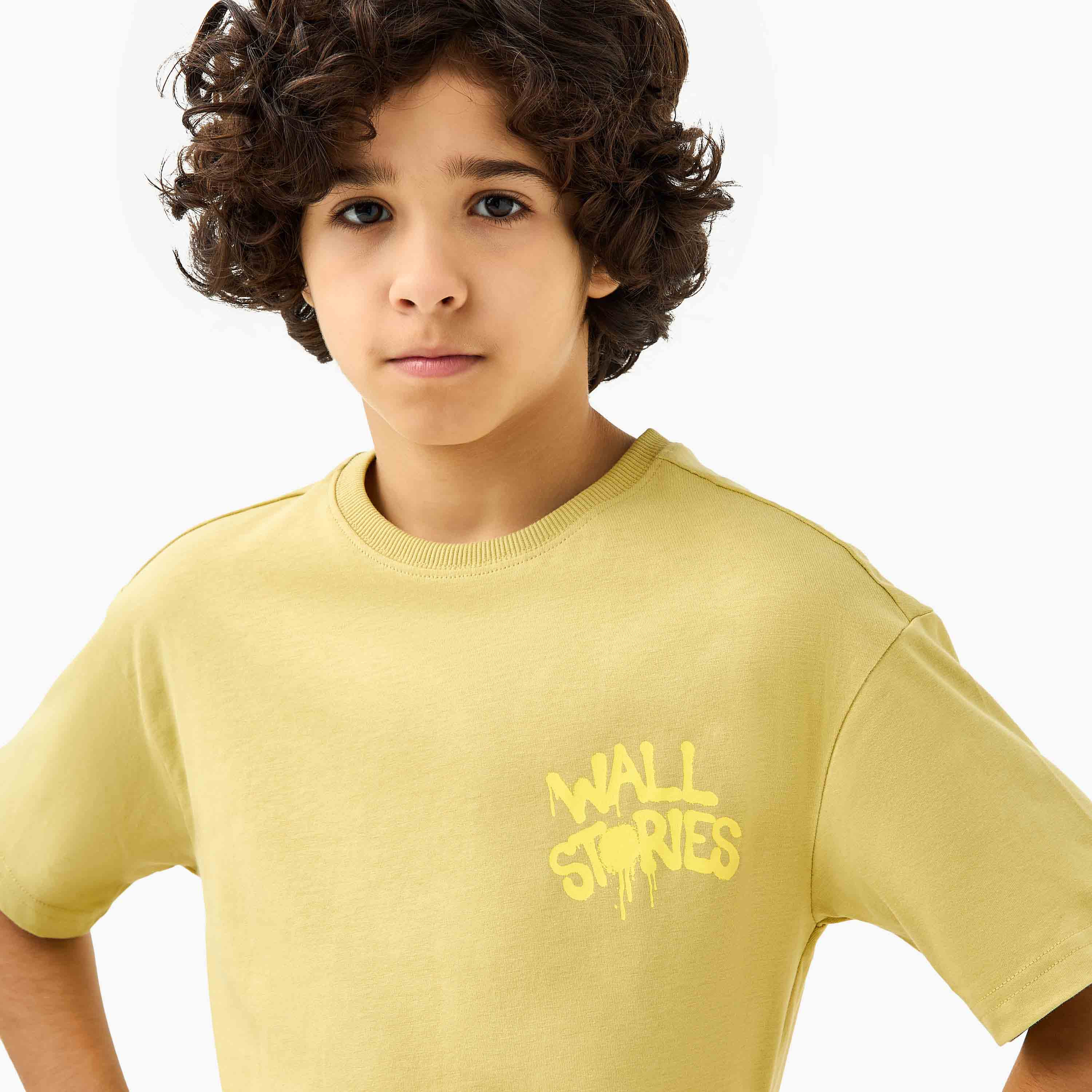 تيشيرت بأكمام قصيرة وطبعات من جونيورز-boys-clothing-tshirtsandpolos-image-4