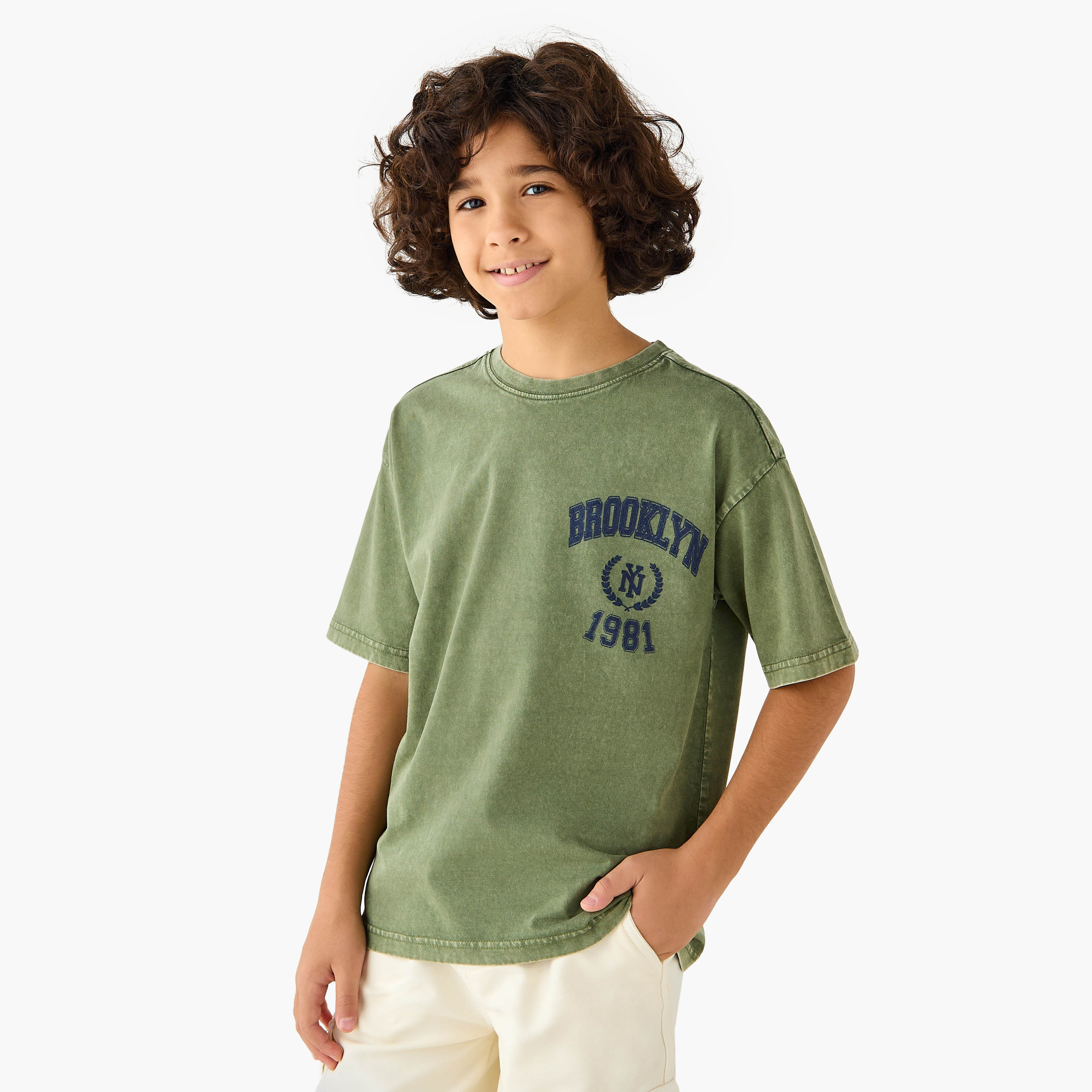 Juniors Typographic Print T-shirt-boys-clothing-tshirtsandpolos-image-1