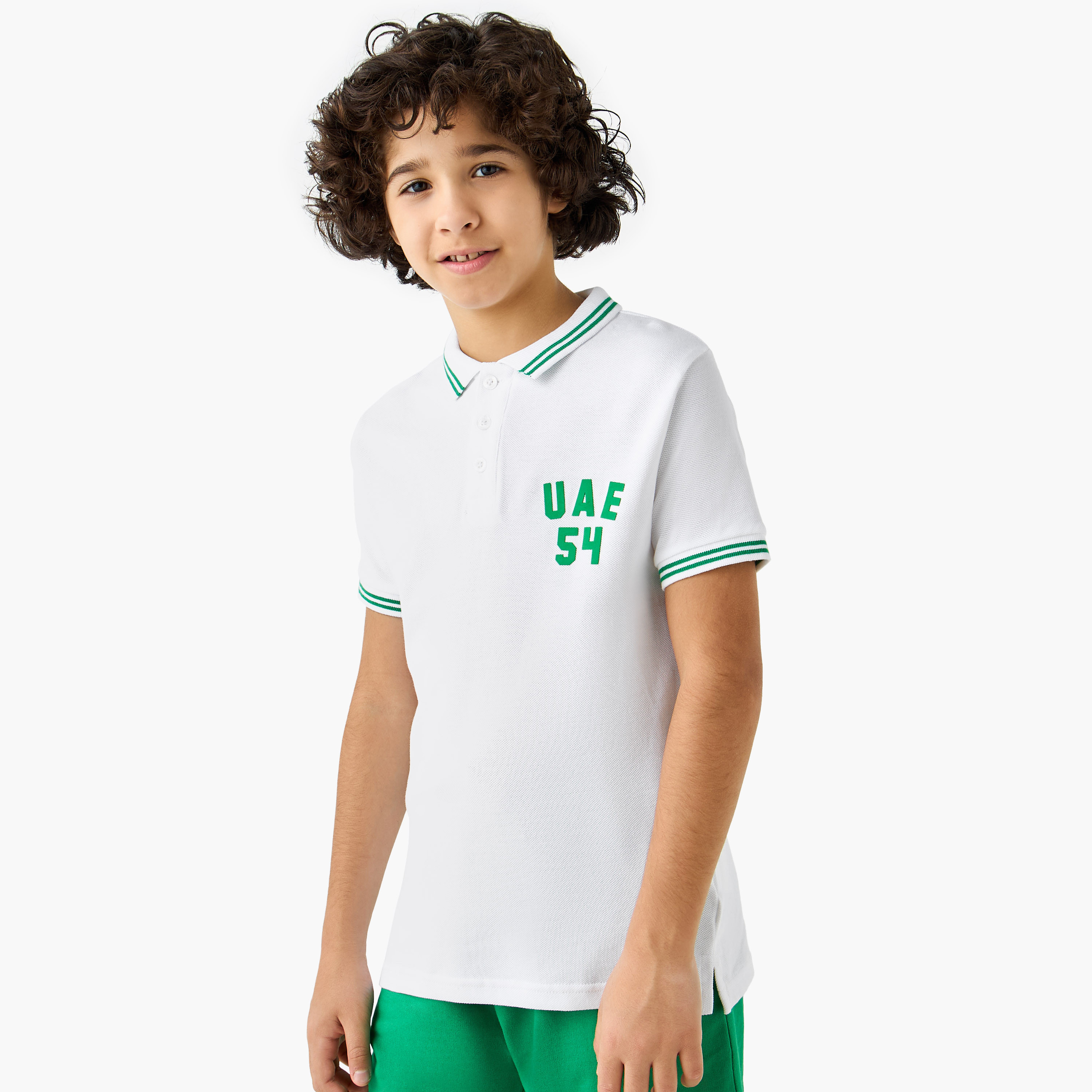 تيشيرت بولو بطبعات اليوم الوطني الإماراتي من جونيورز-boys-clothing-tshirtsandpolos-image-1