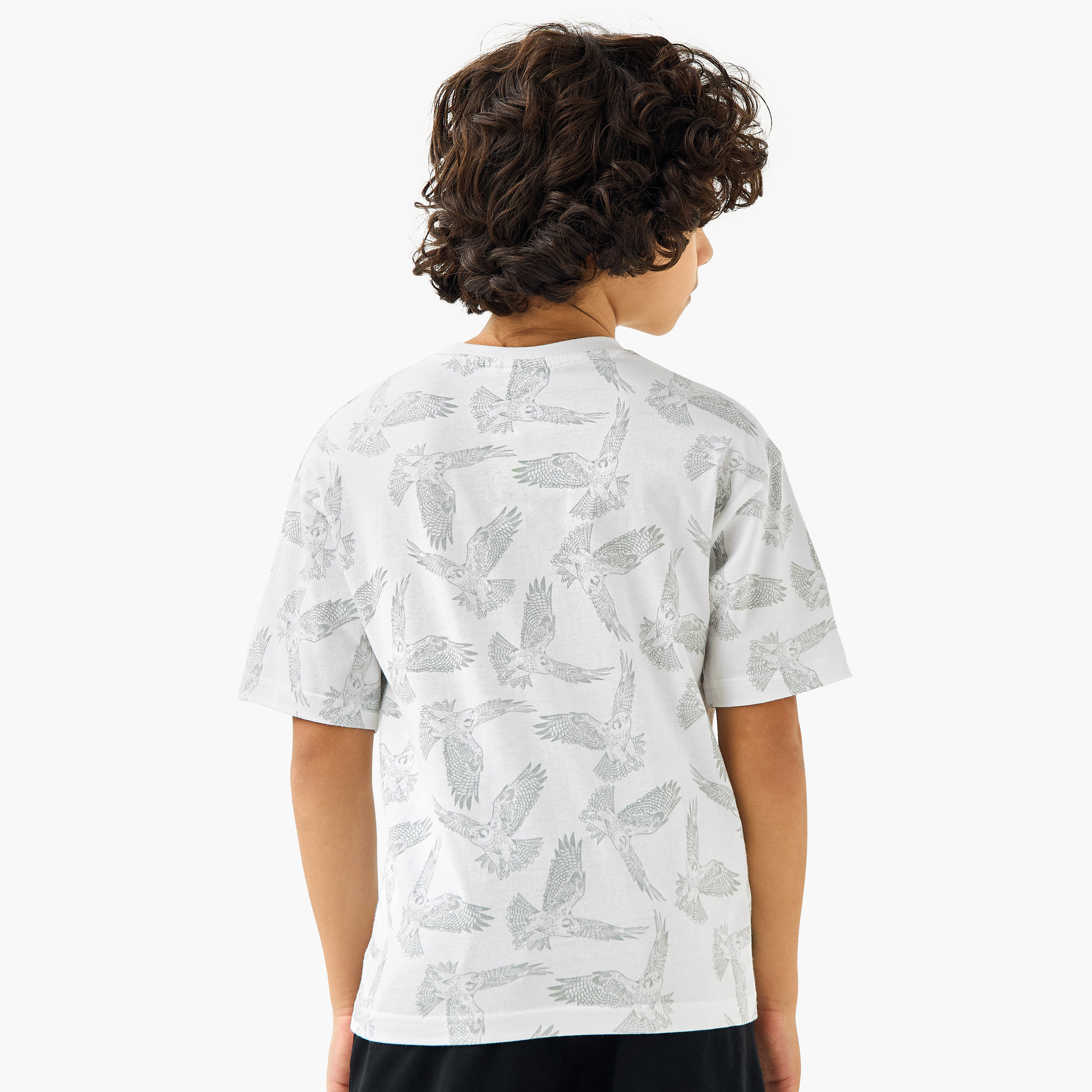 تيشيرت بأكمام قصيرة وطبعات من جونيورز-boys-clothing-tshirtsandpolos-image-3