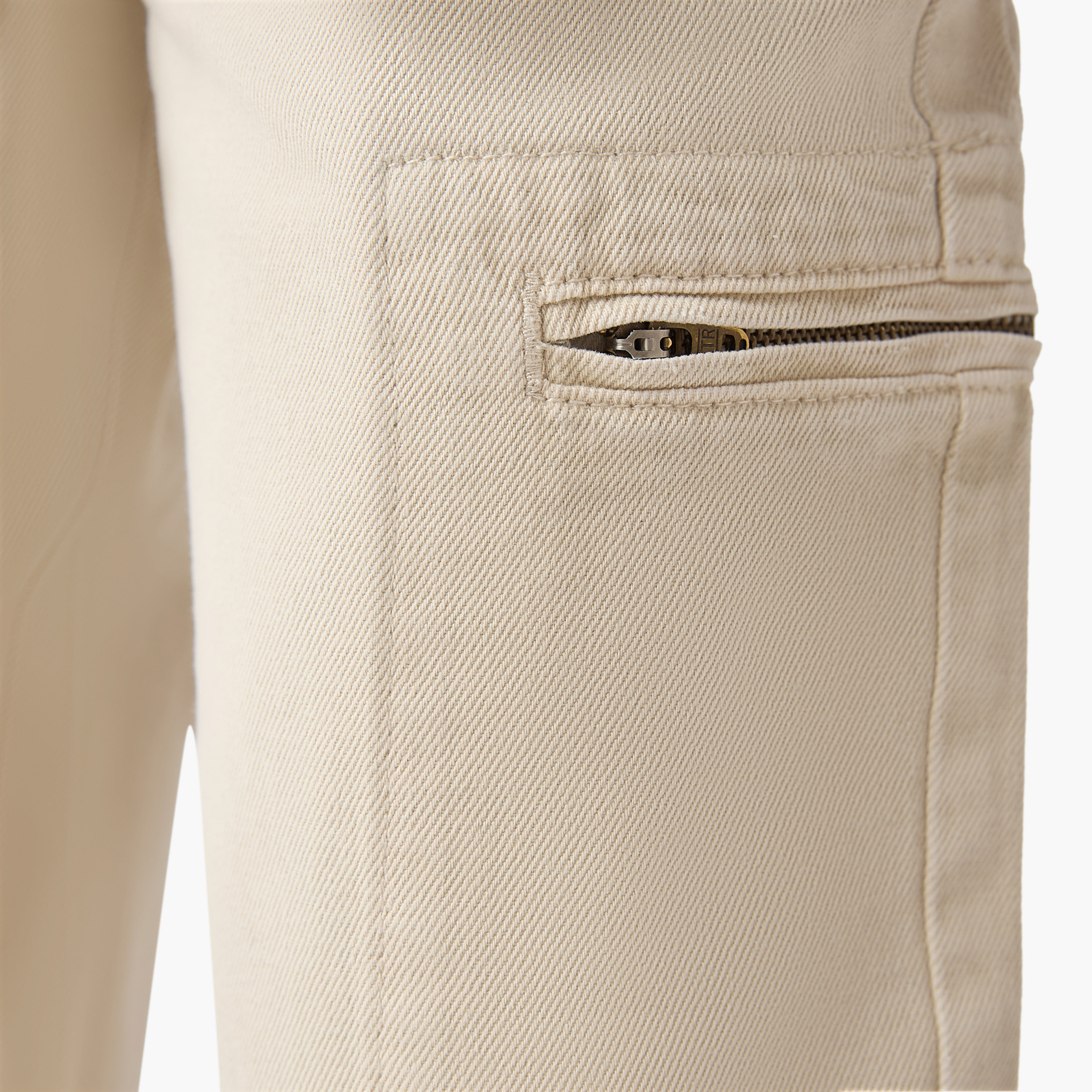 Juniors Solid Cargo Pants with Button Closure-boys-clothing-bottoms-trousers-image-5