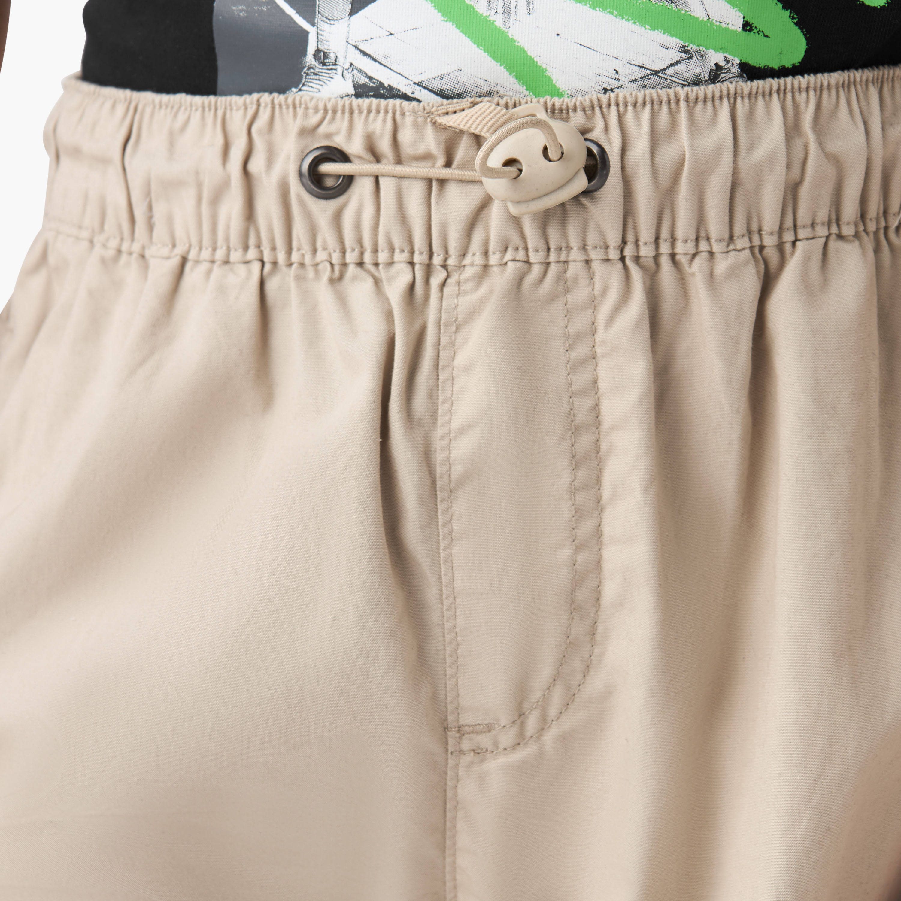 Juniors Boys Trousers with Pockets - Cotton - Drawstring Waist-boys-clothing-bottoms-trousers-image-5