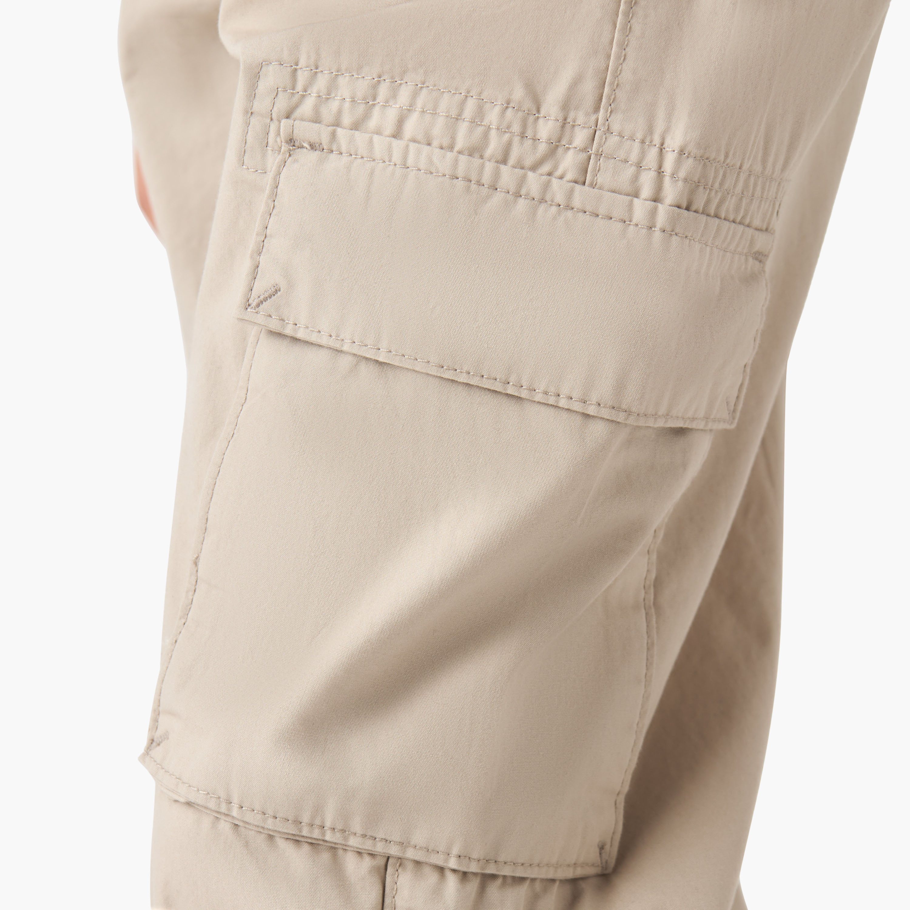 Juniors Boys Trousers with Pockets - Cotton - Drawstring Waist-boys-clothing-bottoms-trousers-image-6