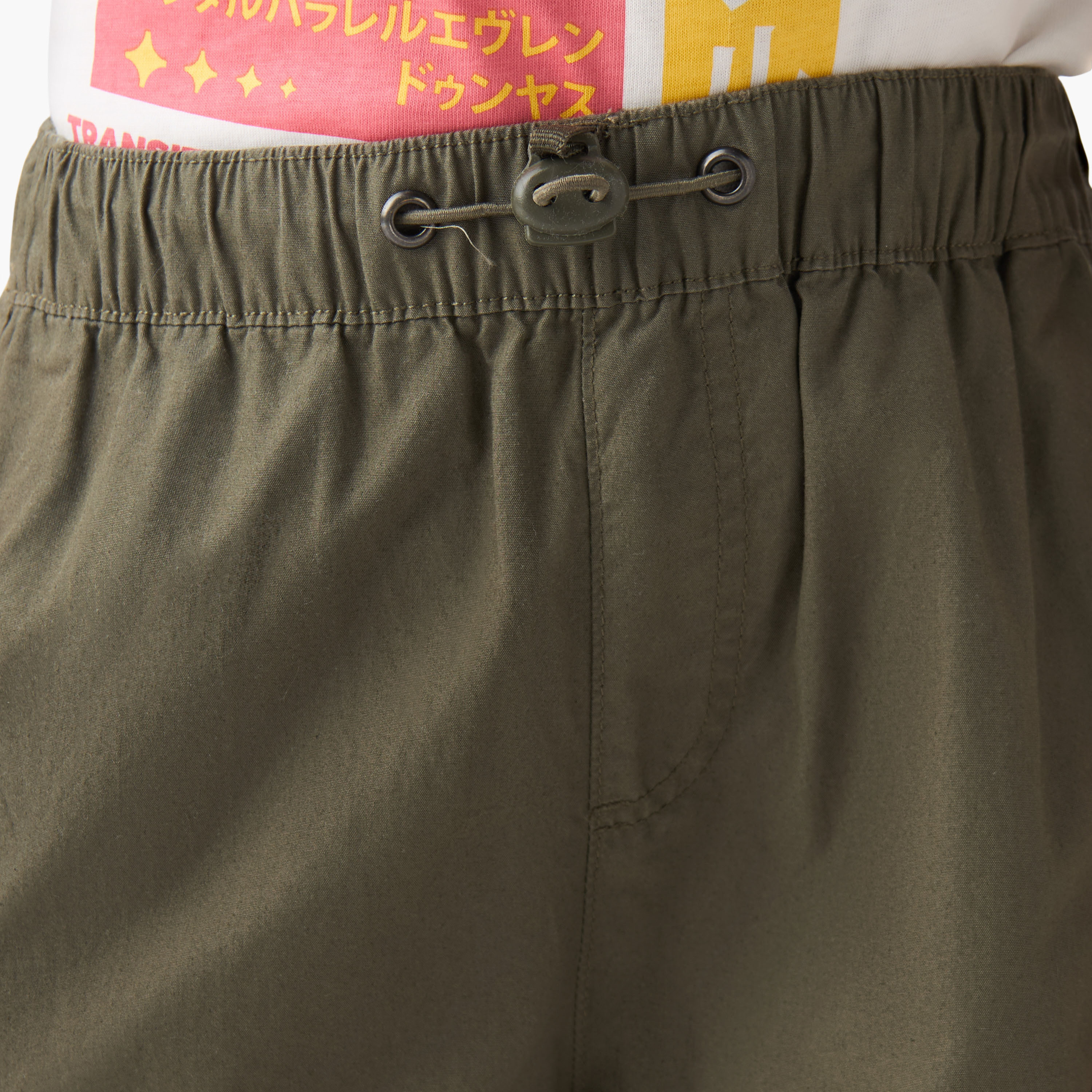 Juniors Boys Trousers with Pockets - Cotton - Drawstring Waist-boys-clothing-bottoms-trousers-image-6